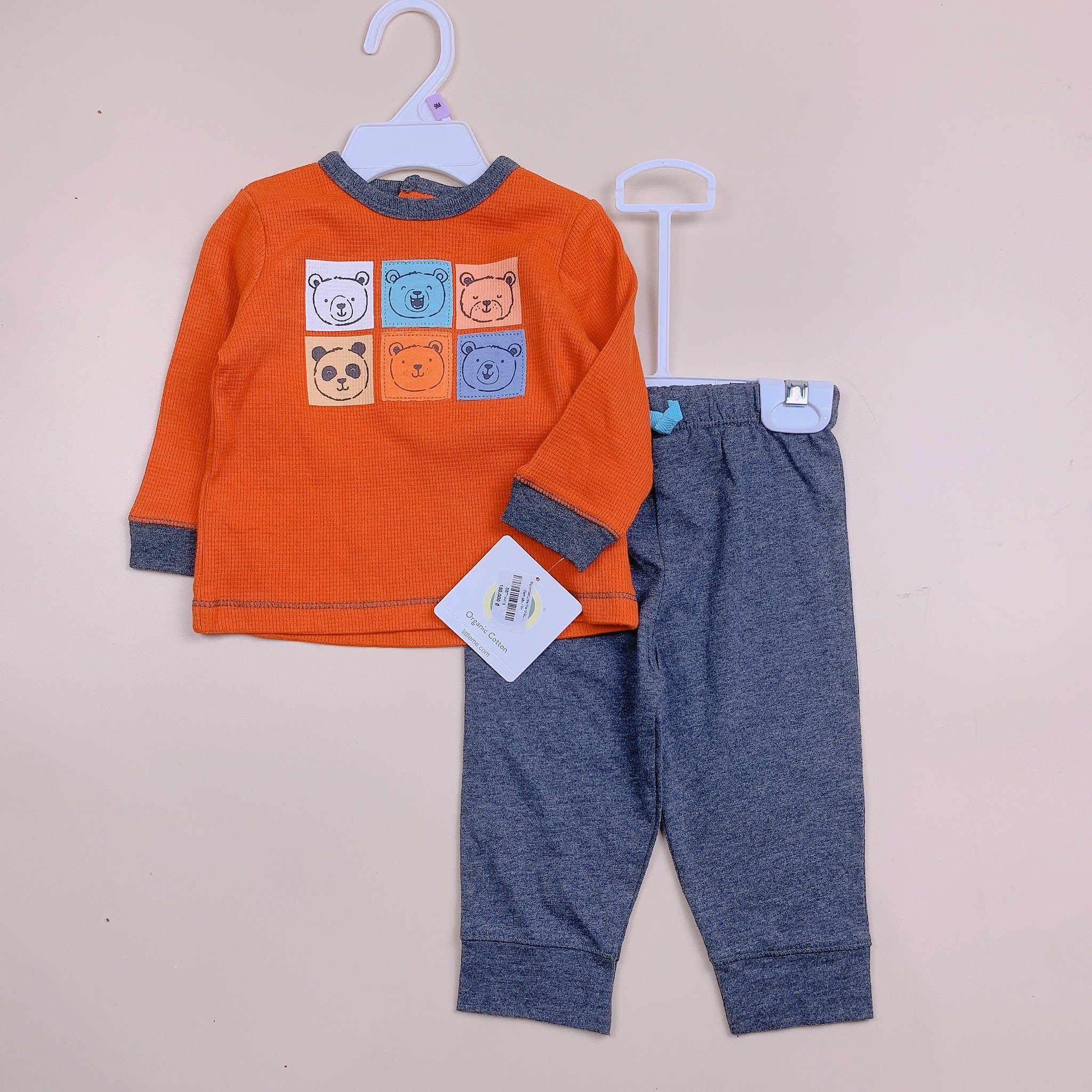 Bộ cotton Little Me nhiều hình BT size 3-24m