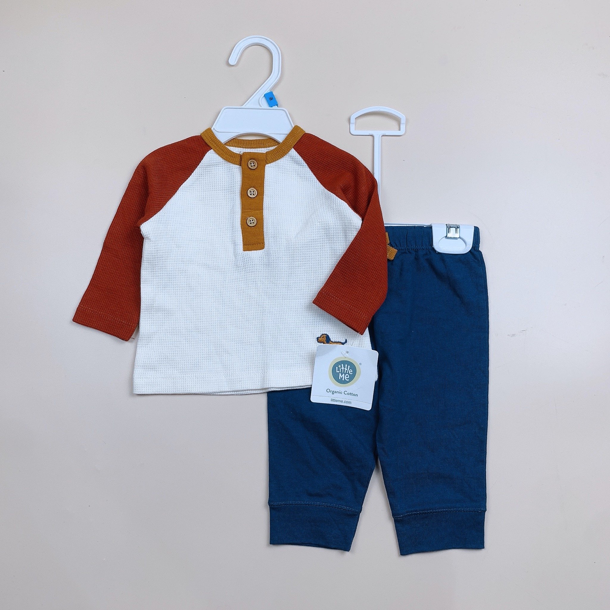 Bộ cotton Little Me nhiều hình BT size 3-24m