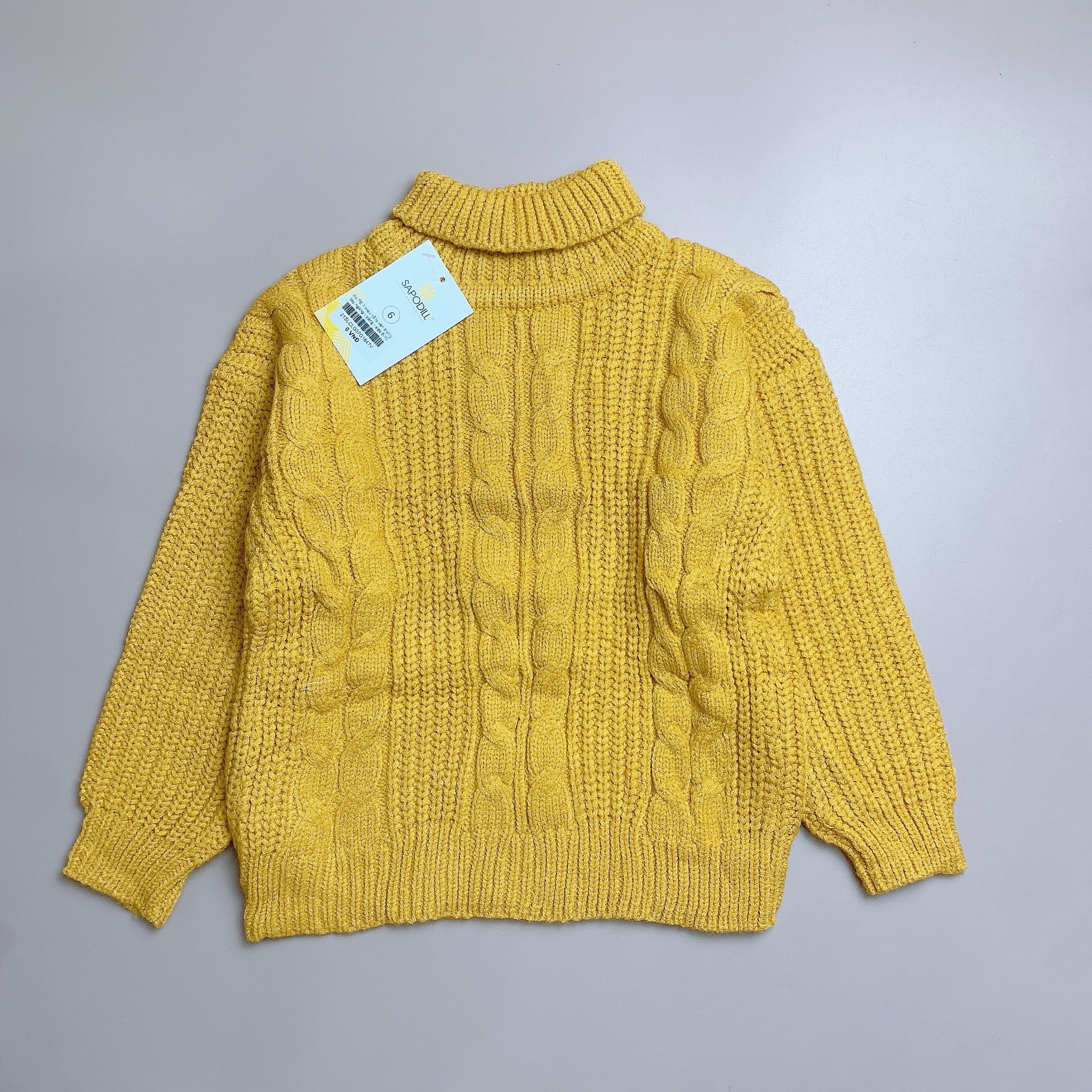 Áo len Sapodill vặn thừng nhiều màu BG size 6-10y