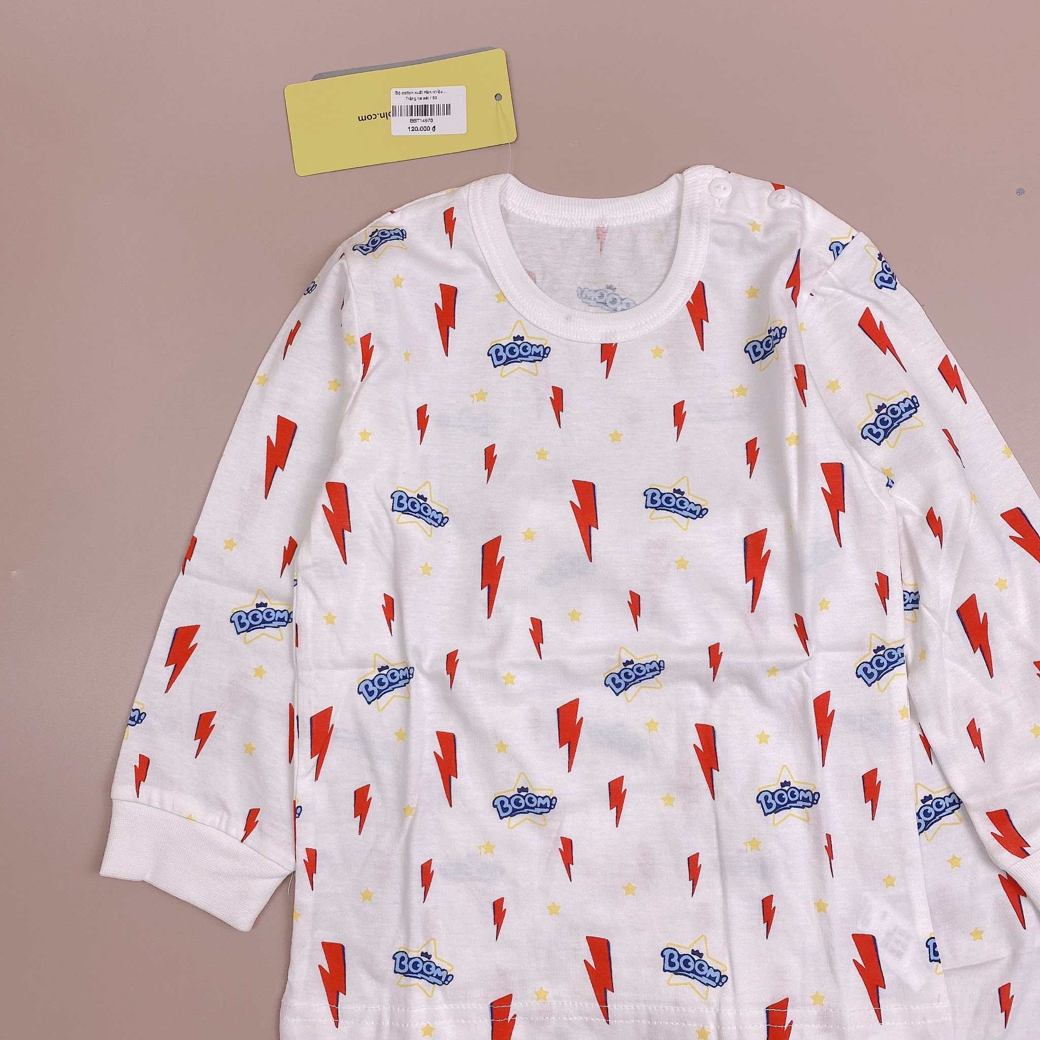 Bộ cotton xuất Hàn nhiều màu BT