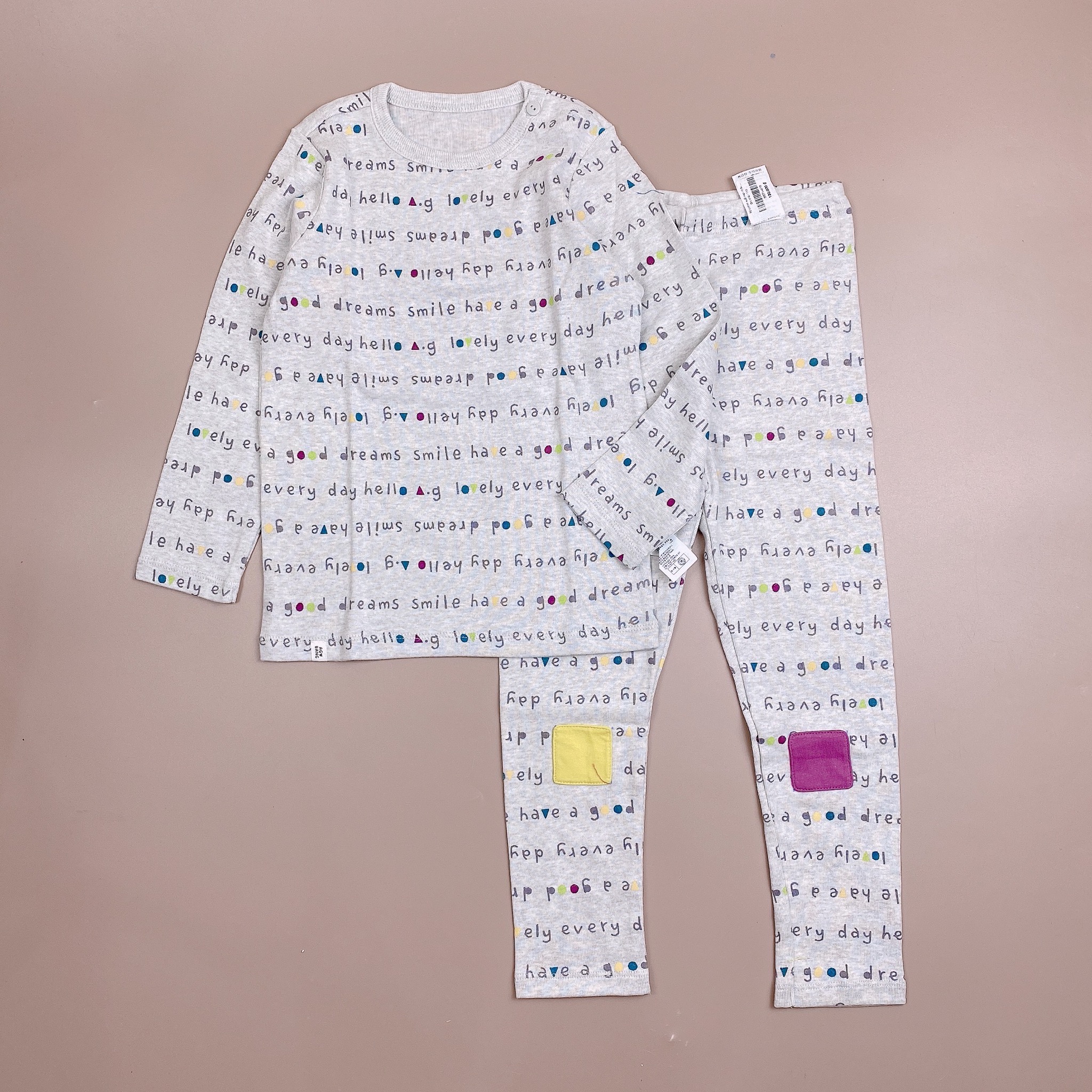 Bộ cotton xuất Hàn nhiều màu BT