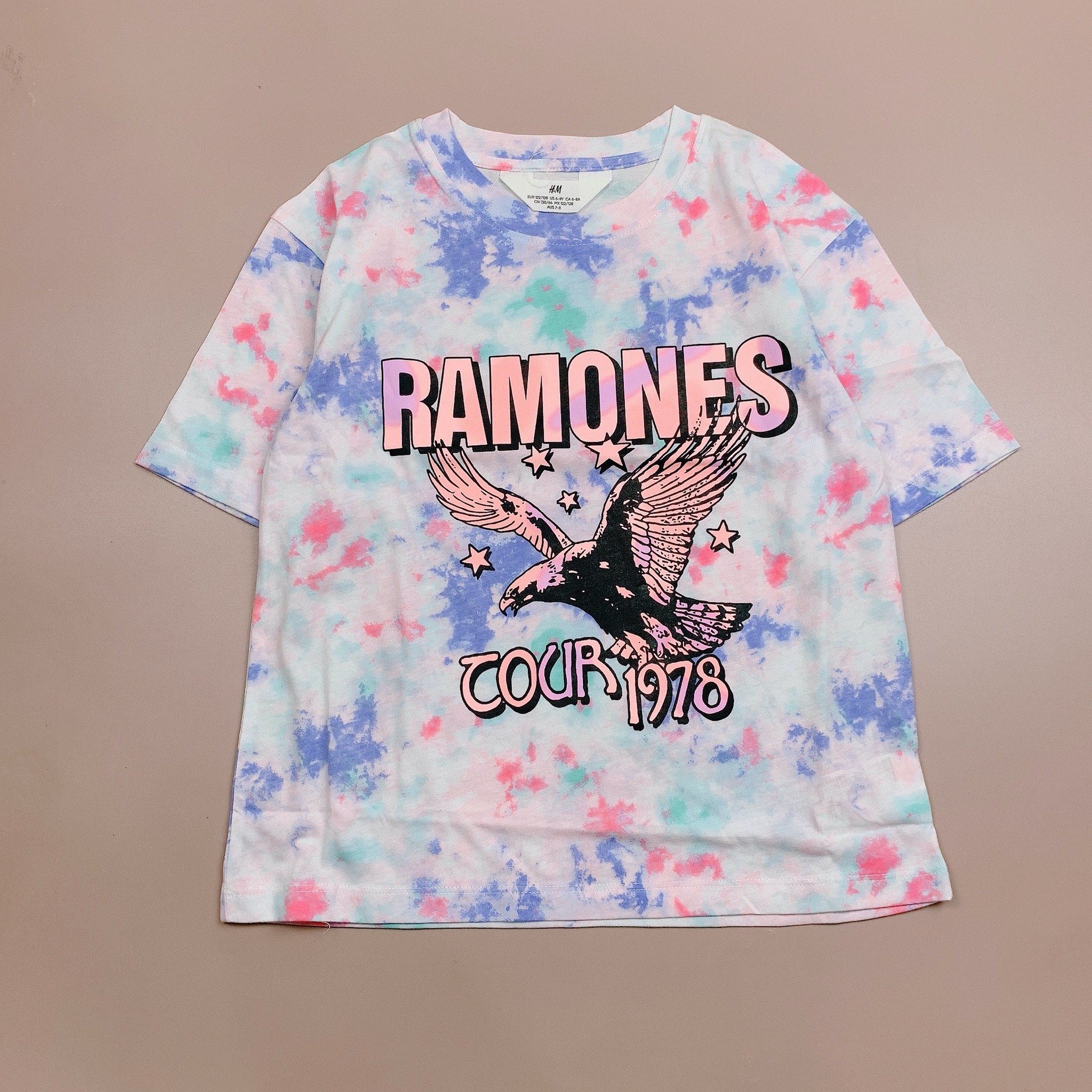 Áo cotton HM bé gái dòng đại size 8-14y (Bảng màu 2)