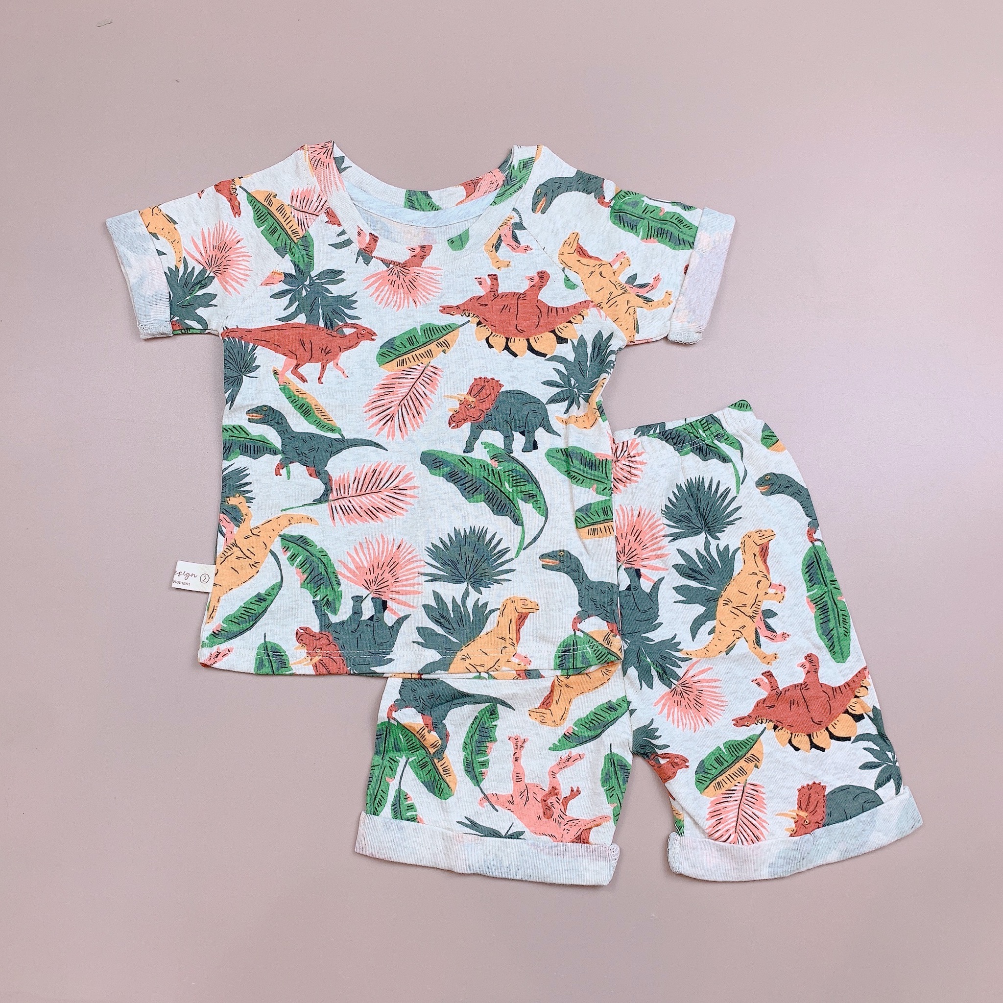 Bộ cotton Ru Design nhiều màu BTBG size 2-7y