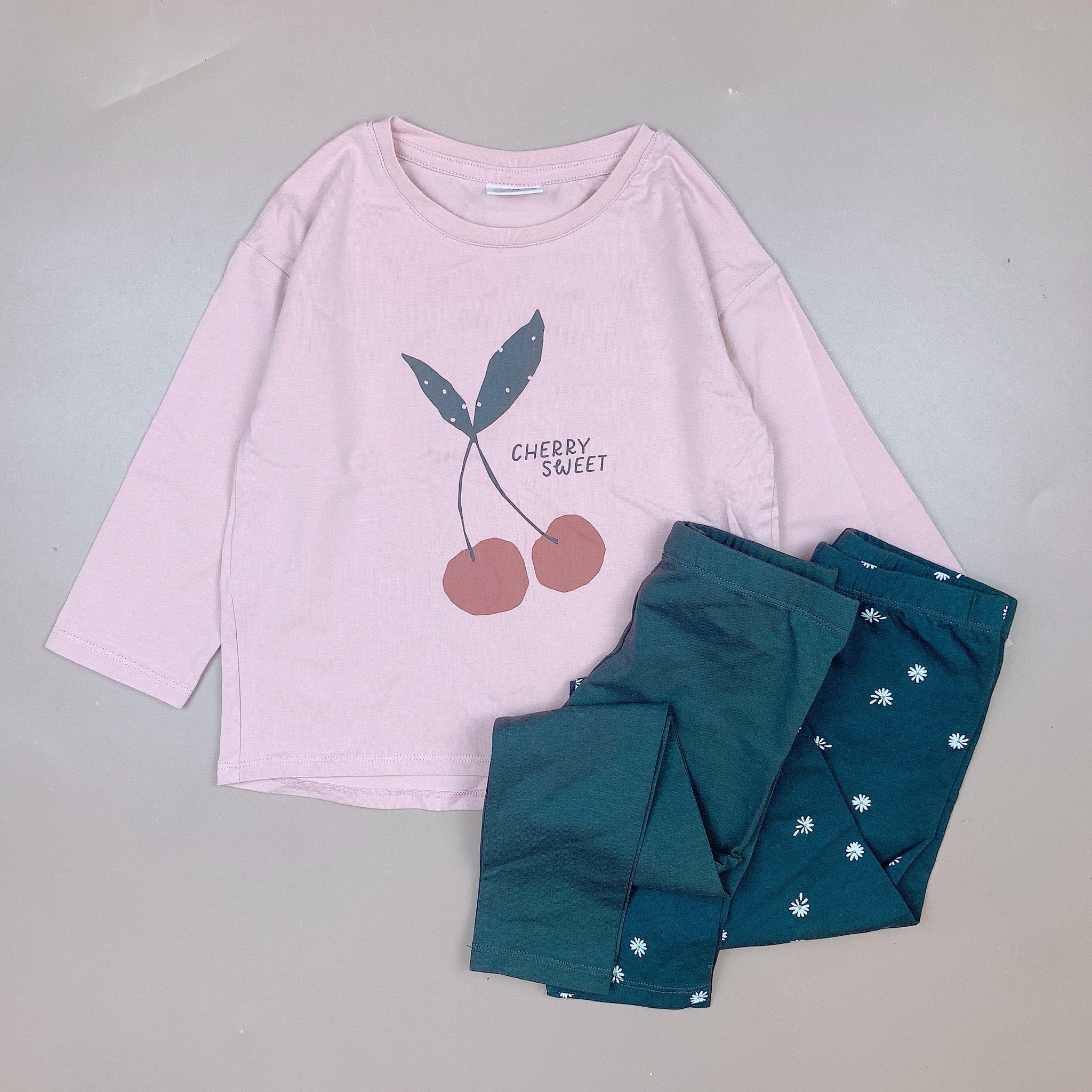 Bộ cotton Minene dài tay nhiều mẫu Bé Gái size 18m - 7y (quần ngẫu nhiên)