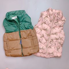 Áo khoác gile phao HM (thiếu mũ) size 4-6y