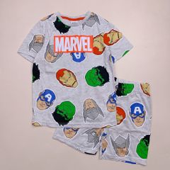 Bộ cotton Marvel màu ghi BT size 3-8y