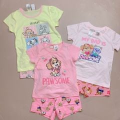 Bộ cotton Disney Pawpatrol nhiều màu BG size 3-10y