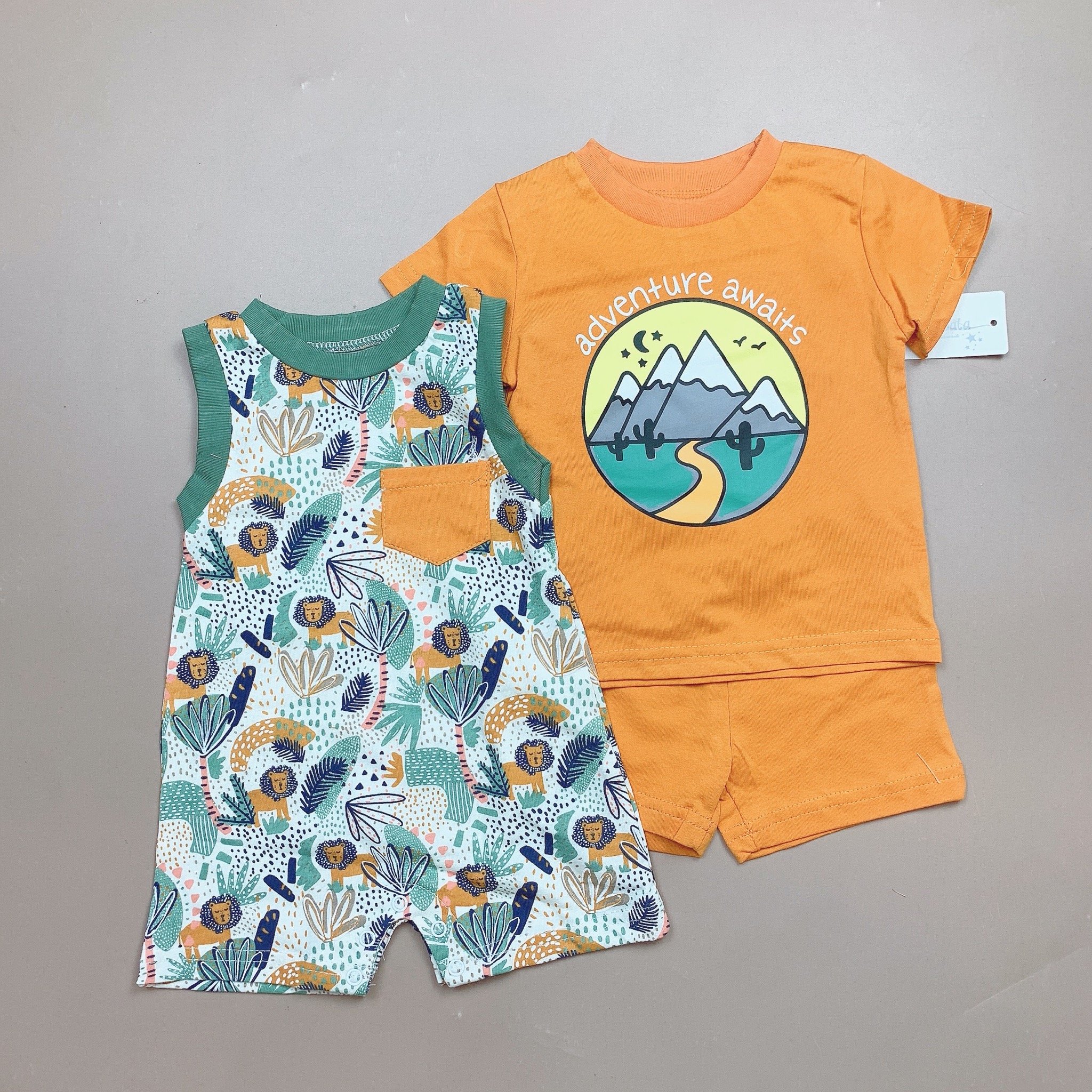 Set 3ct body + bộ quần áo cotton Koala Baby BT size 3-18m