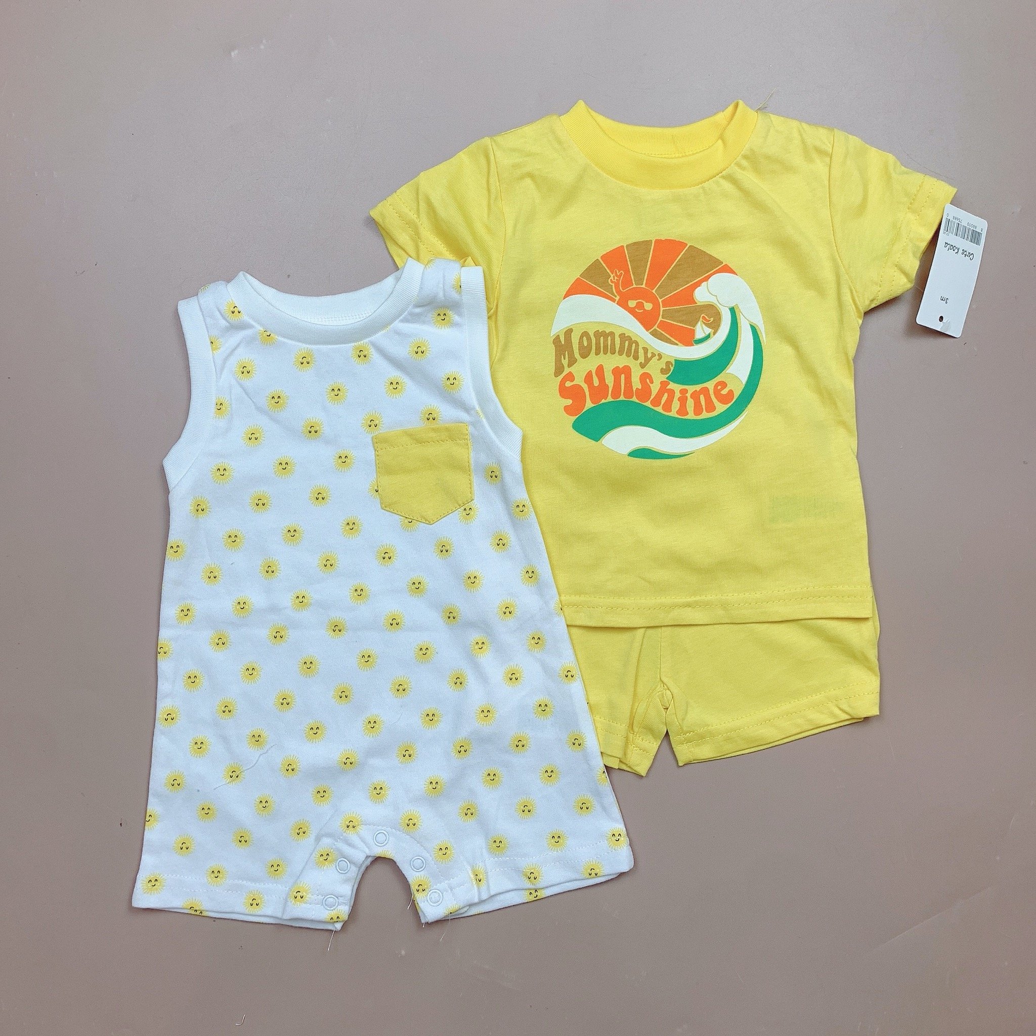 Set 3ct body + bộ quần áo cotton Koala Baby BT size 3-18m