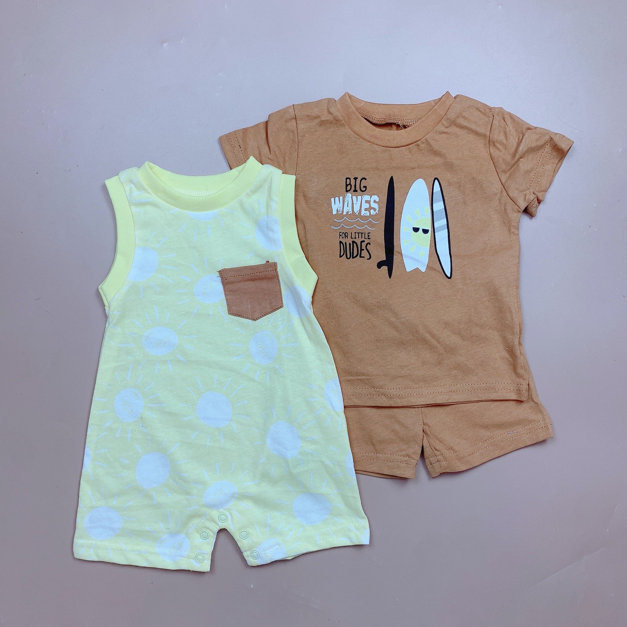 Set 3ct body + bộ quần áo cotton Koala Baby BT size 3-18m