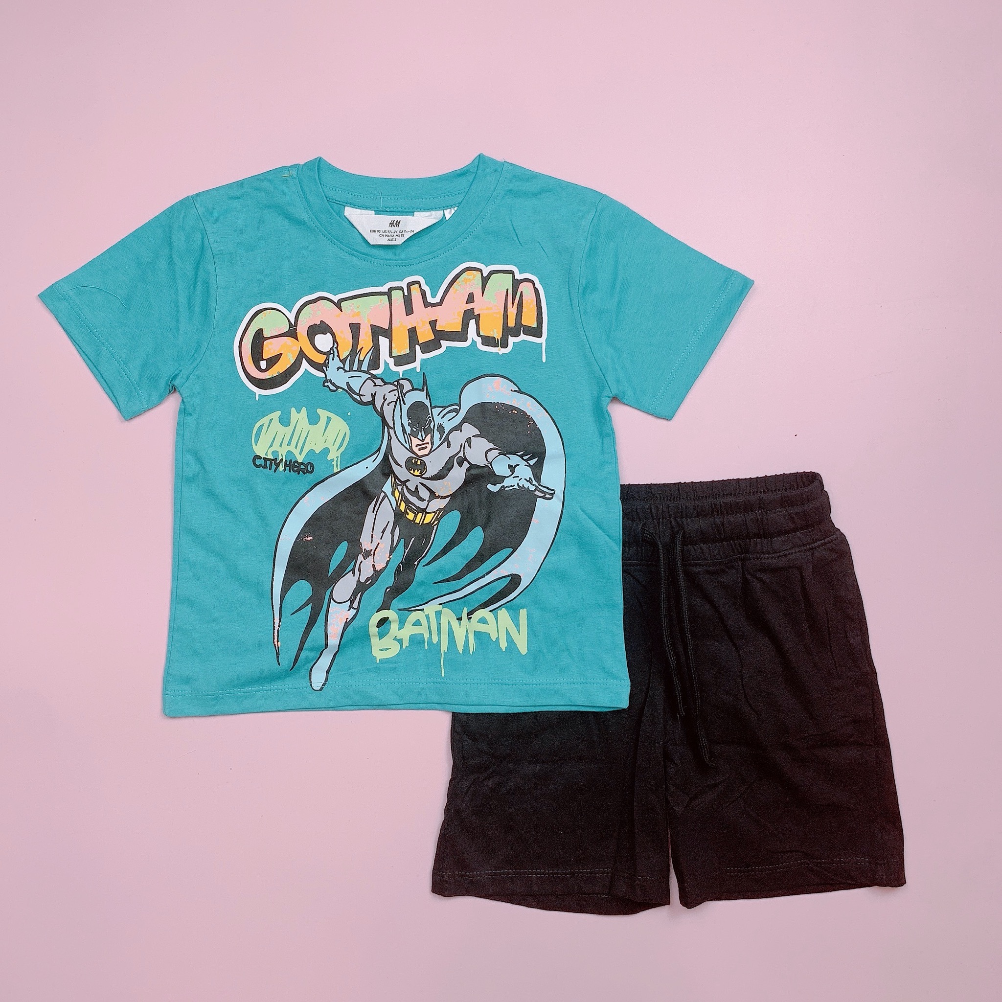 Bộ cotton HM nhiều hình BT dòng nhí size 2-10y