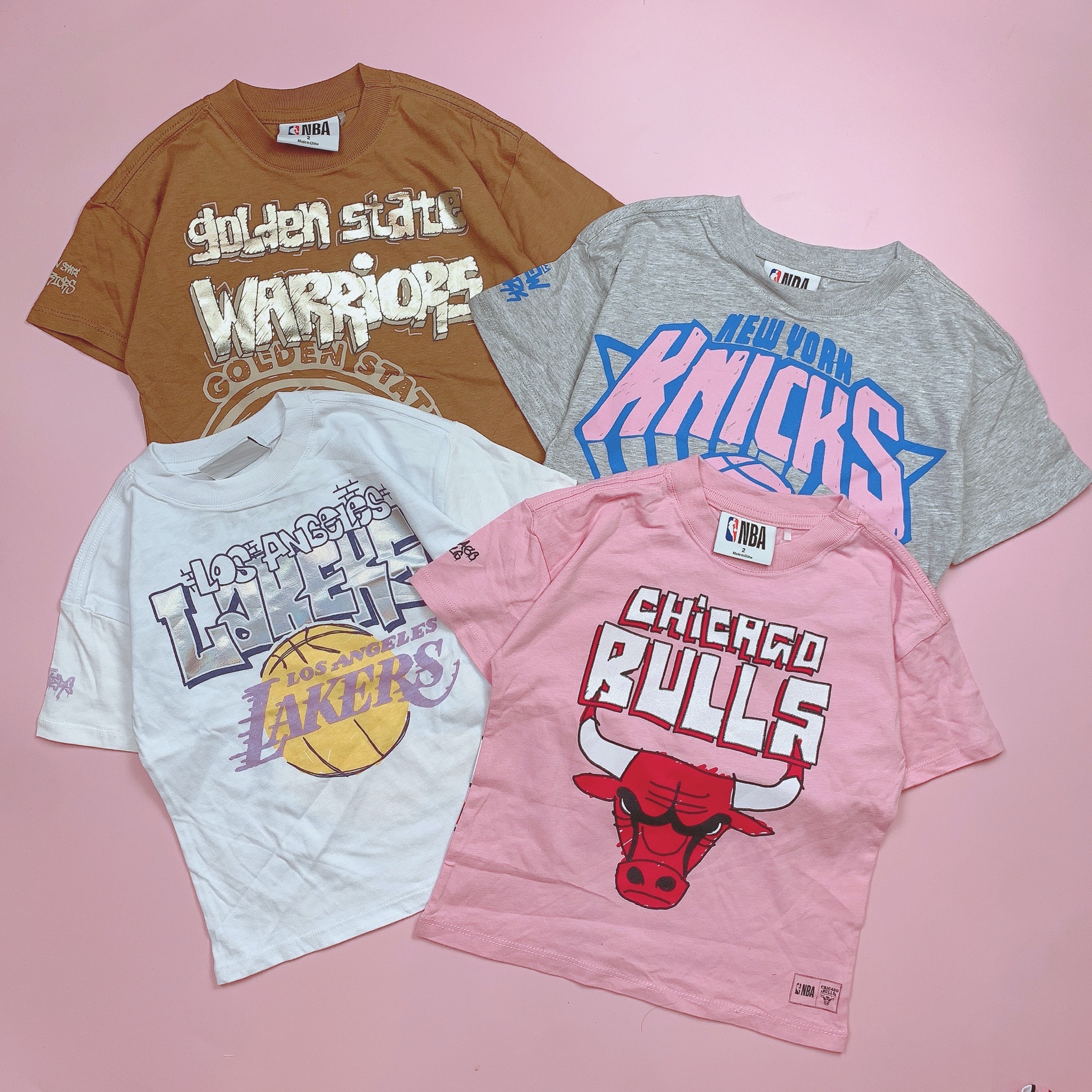 Dáng thường - Áo cotton NBA dư xịn nhiều màu BTBG size 2-10y