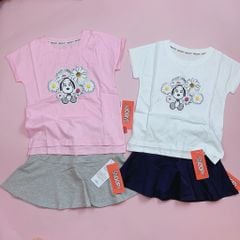 Set áo + chân váy Snoopy dư xịn cho BG 2 màu size 110-130