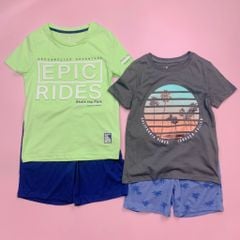 Bộ cotton Epic 2 màu BT size 4-10y