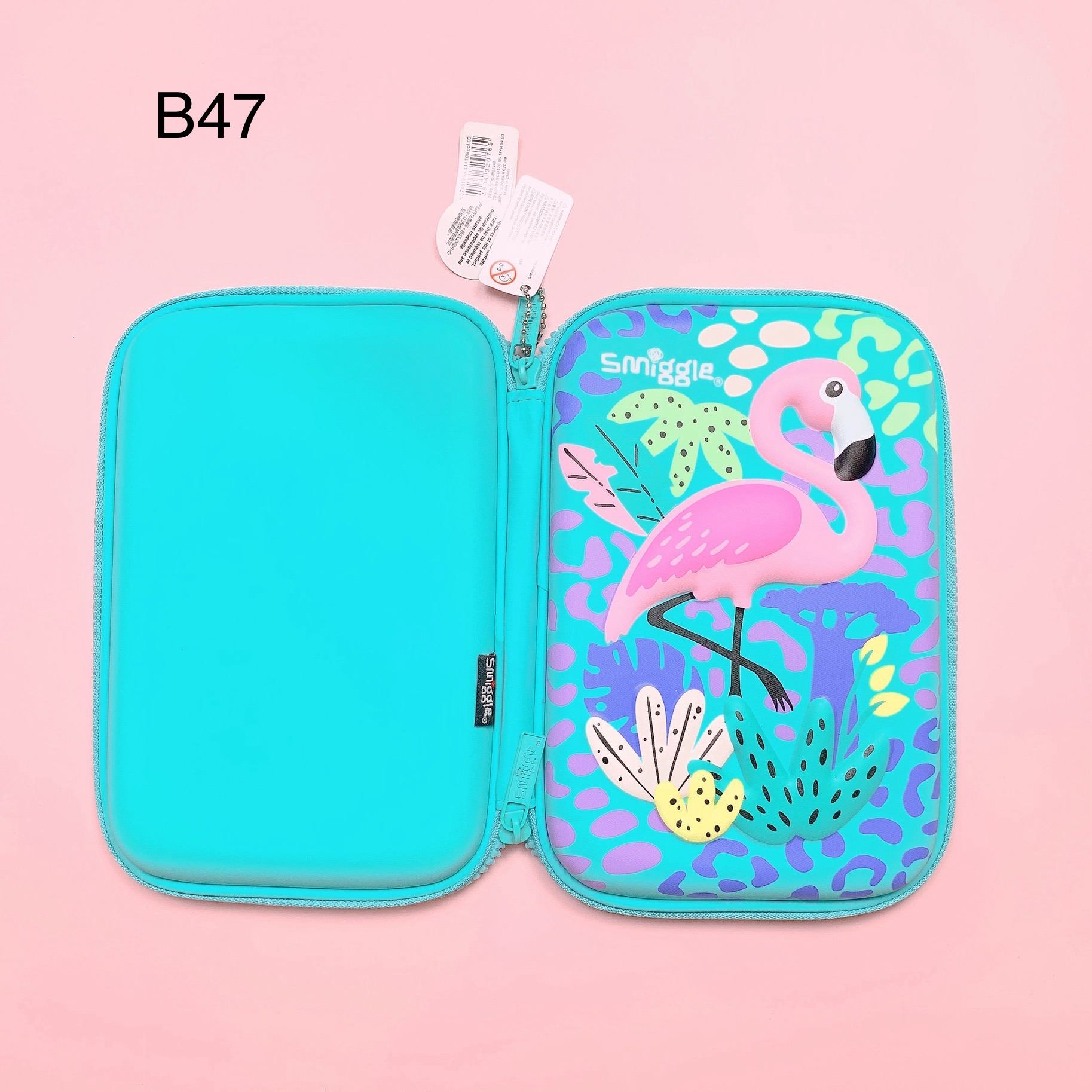 Size B Box - Hộp bút Smiggle nhiều màu cho bé size 22*15cm