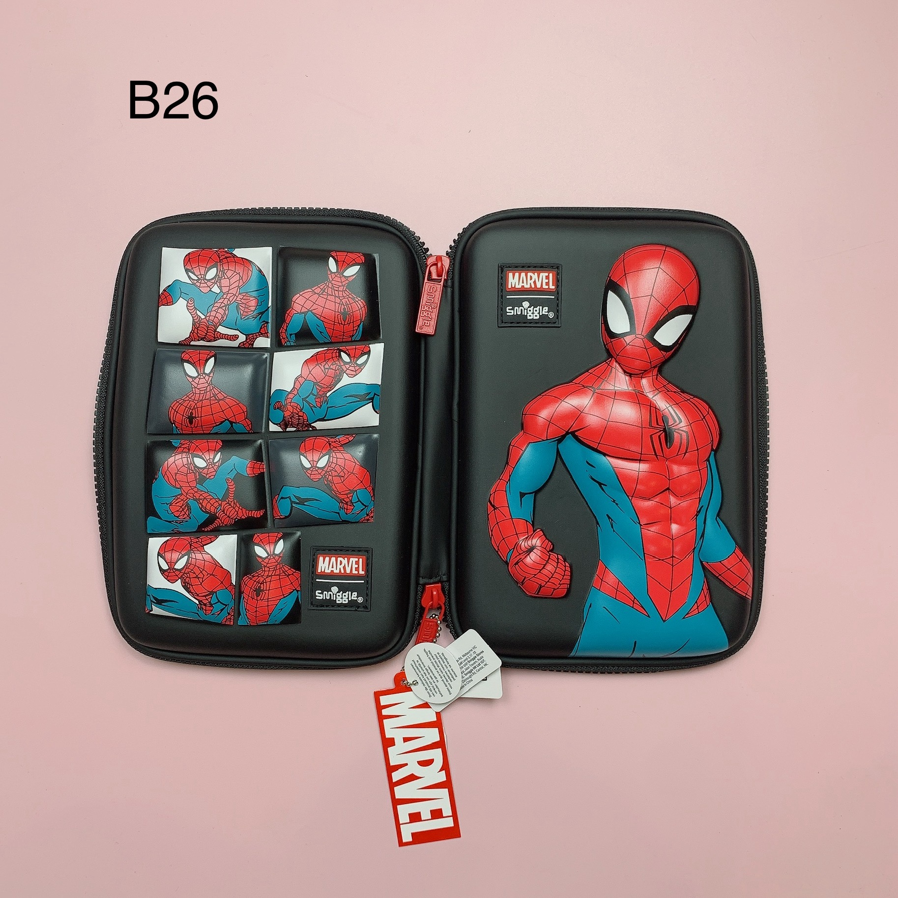 Size B Box - Hộp bút Smiggle nhiều màu cho bé size 22*15cm