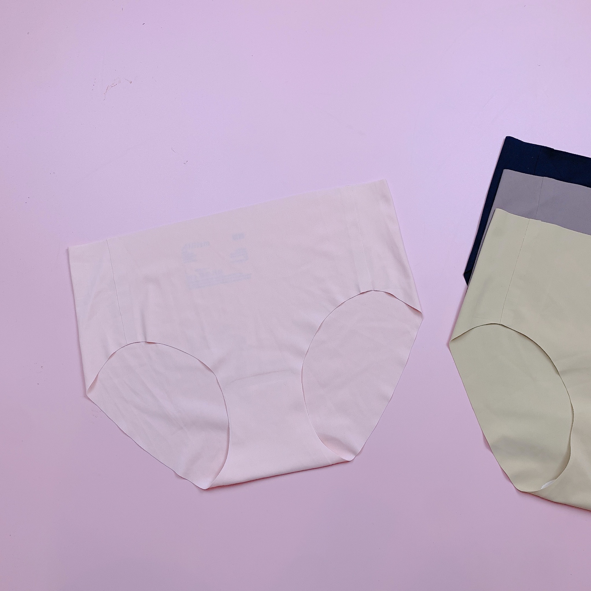 Quần chip su không đường viền Uni dư xịn cạp cao trơn nhiều màu cho Mẹ