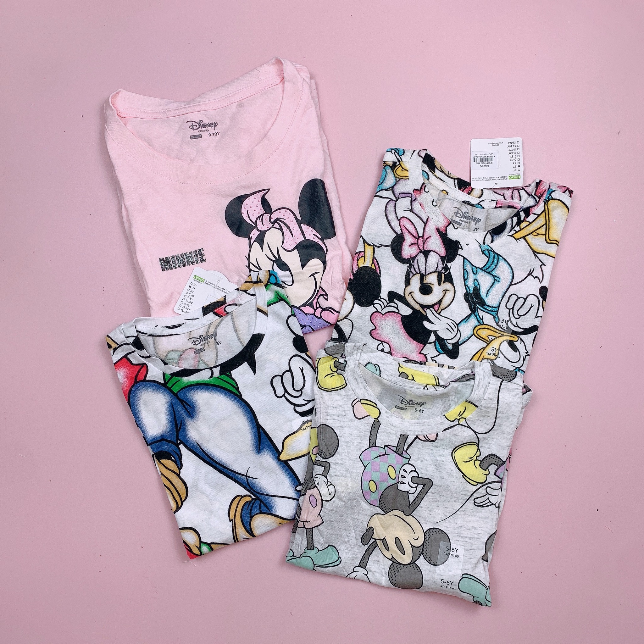 Bộ cotton Delta Mickey Minnie nhiều hình BTBG size 2-16y