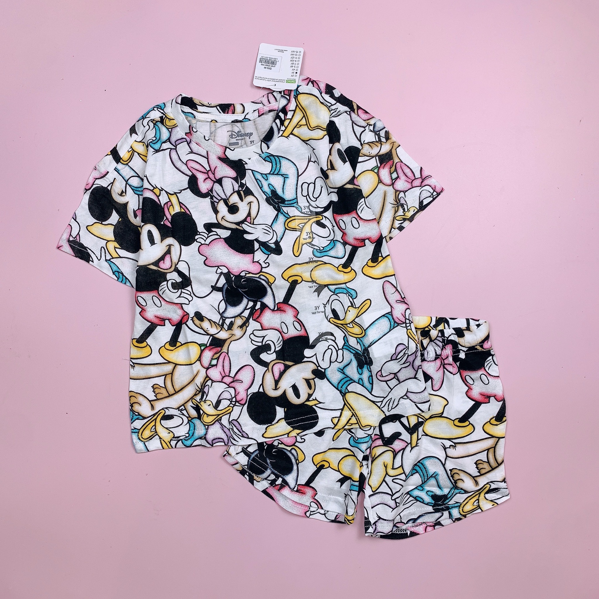 Bộ cotton Delta Mickey Minnie nhiều hình BTBG size 2-16y