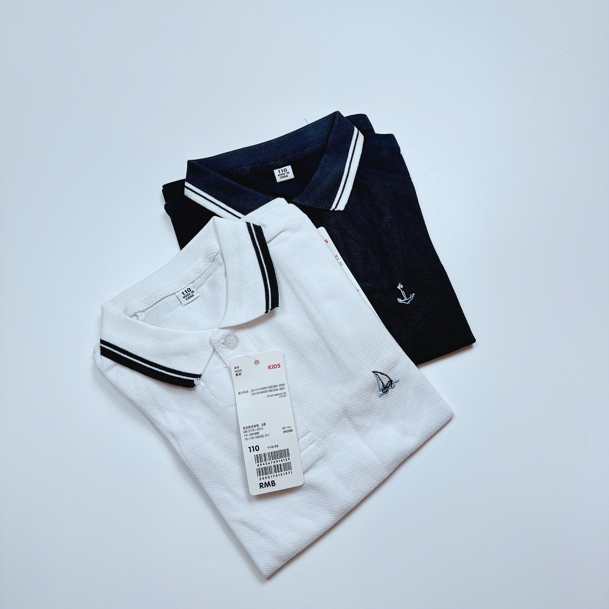 Áo polo 6 màu Bé Trai size 110 - 160