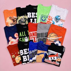 Áo cotton dài tay Place nhiều màu bé trai dòng đại size 4-16y