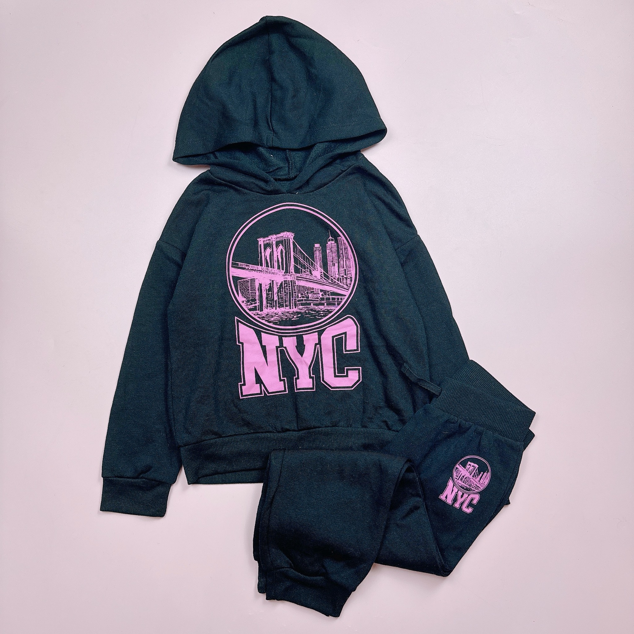 Bộ nỉ bông mỏng mềm Forever Me 3 màu Bé Gái size 5 - 18y