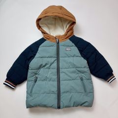 Áo khoác phao Topomini dư xịn lót nỉ mềm ấm cho bé trai size 9m-2y