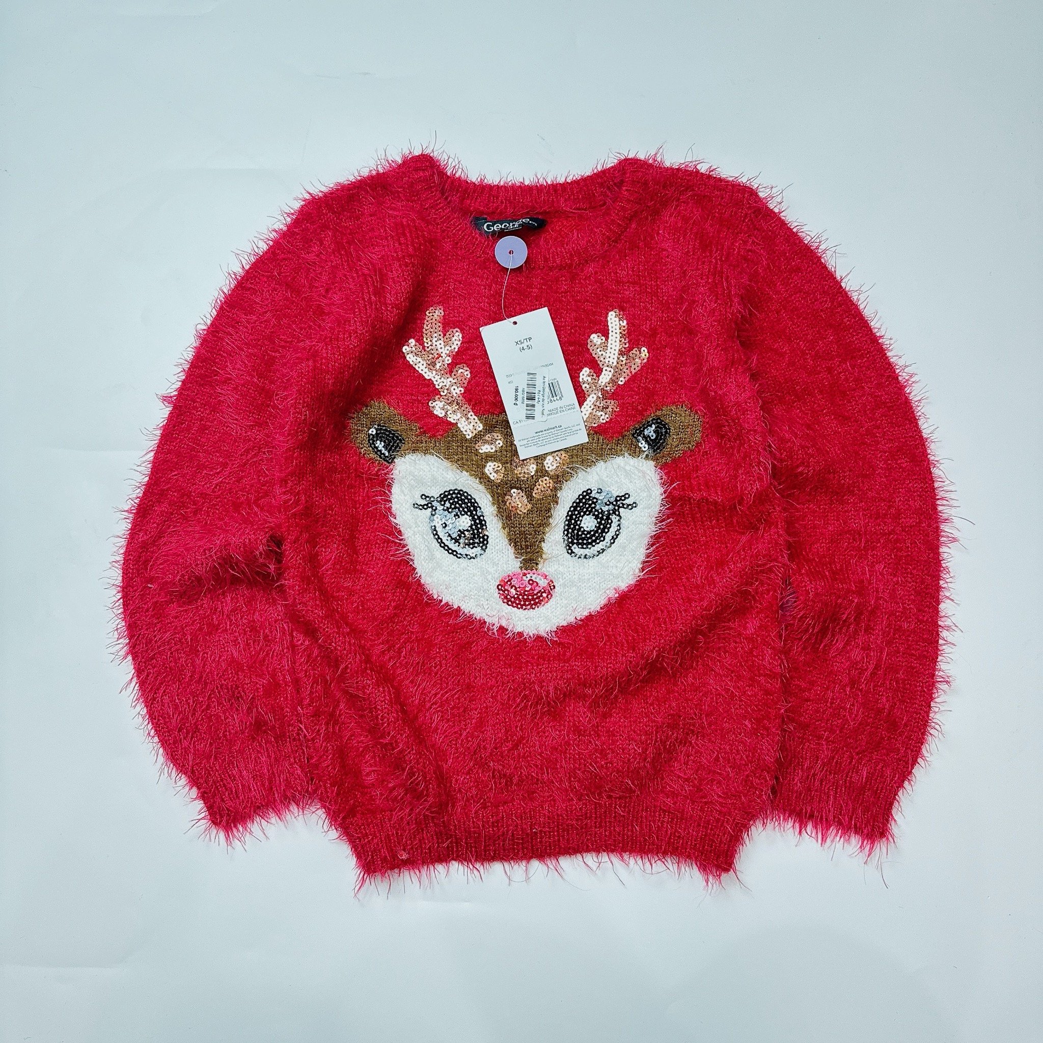 Áo len George dư xịn Noel nhiều màu cho bé size 5-16y