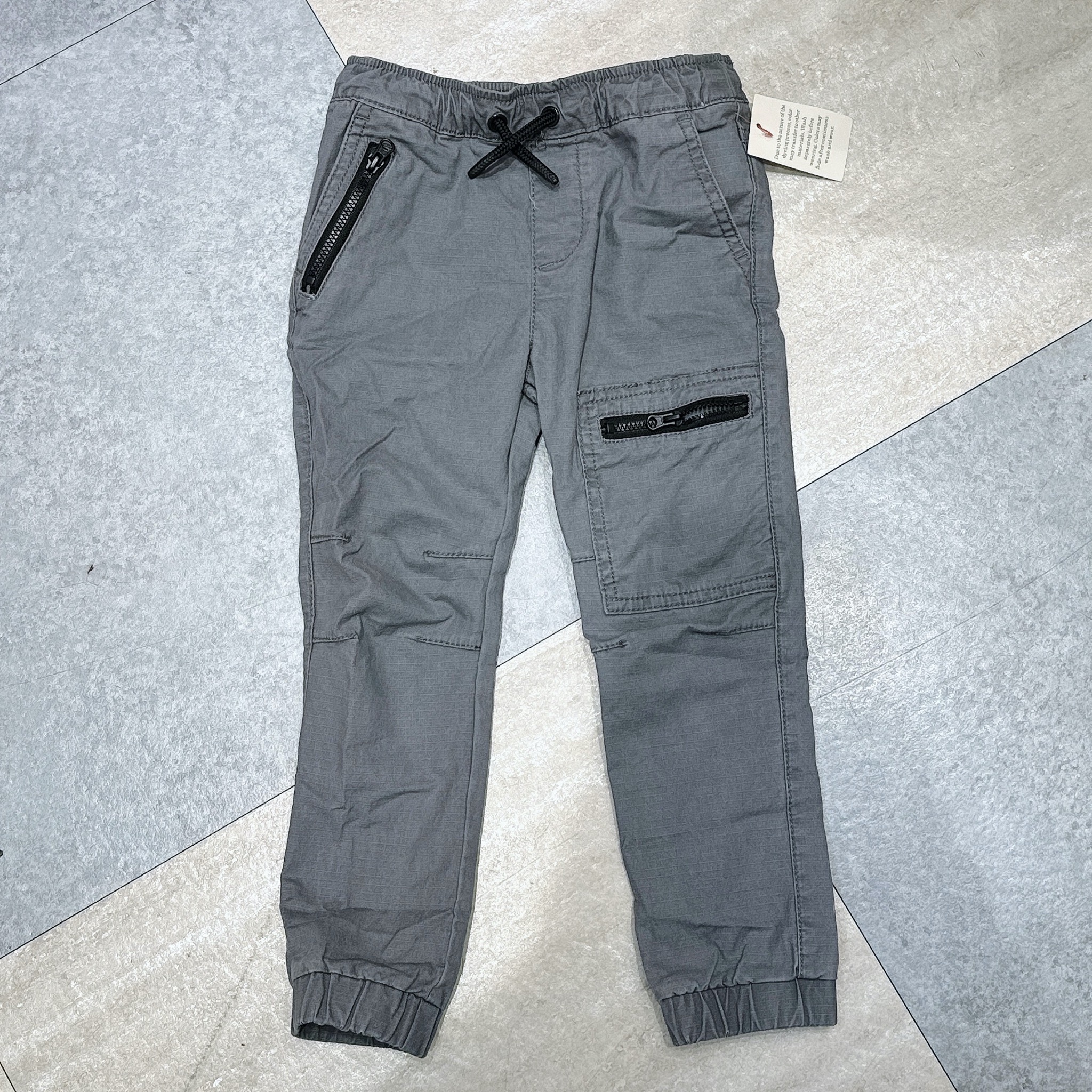 Quần jogger kaki Cat Jack túi khoá 2 màu ghi/rêu bé trai size 1-5y