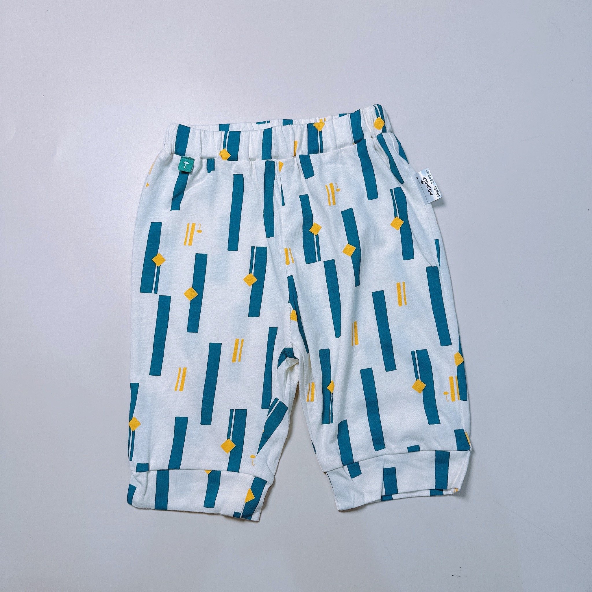 Bộ, Quần áo rời vải thun mềm Moimoln xuất Hàn dư xịn 2 màu vàng/xanh cho bé size 90-120