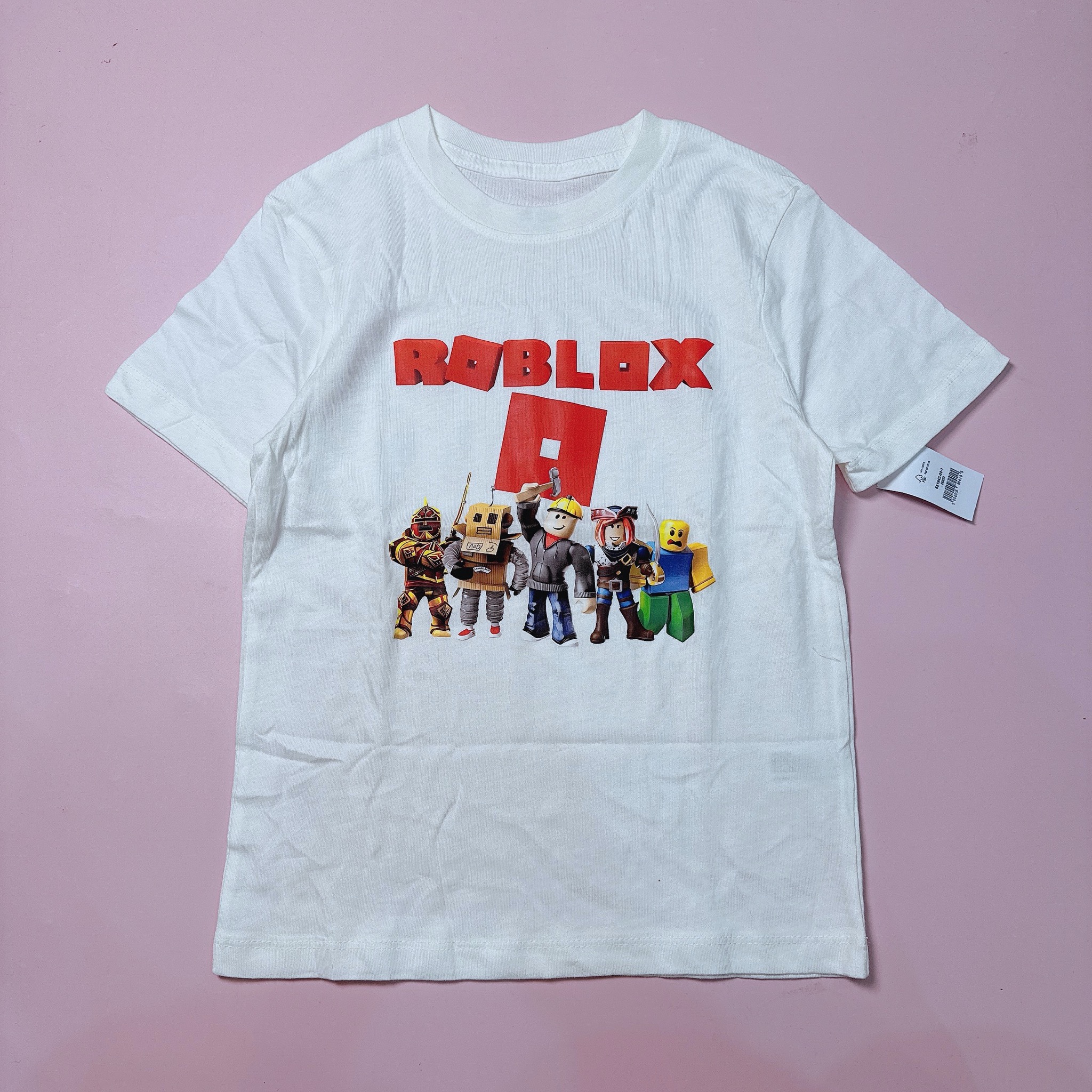 Áo cotton ONV hoạ tiết Roblox, Minecraft nhiều màu cho bé trai size 5-18y
