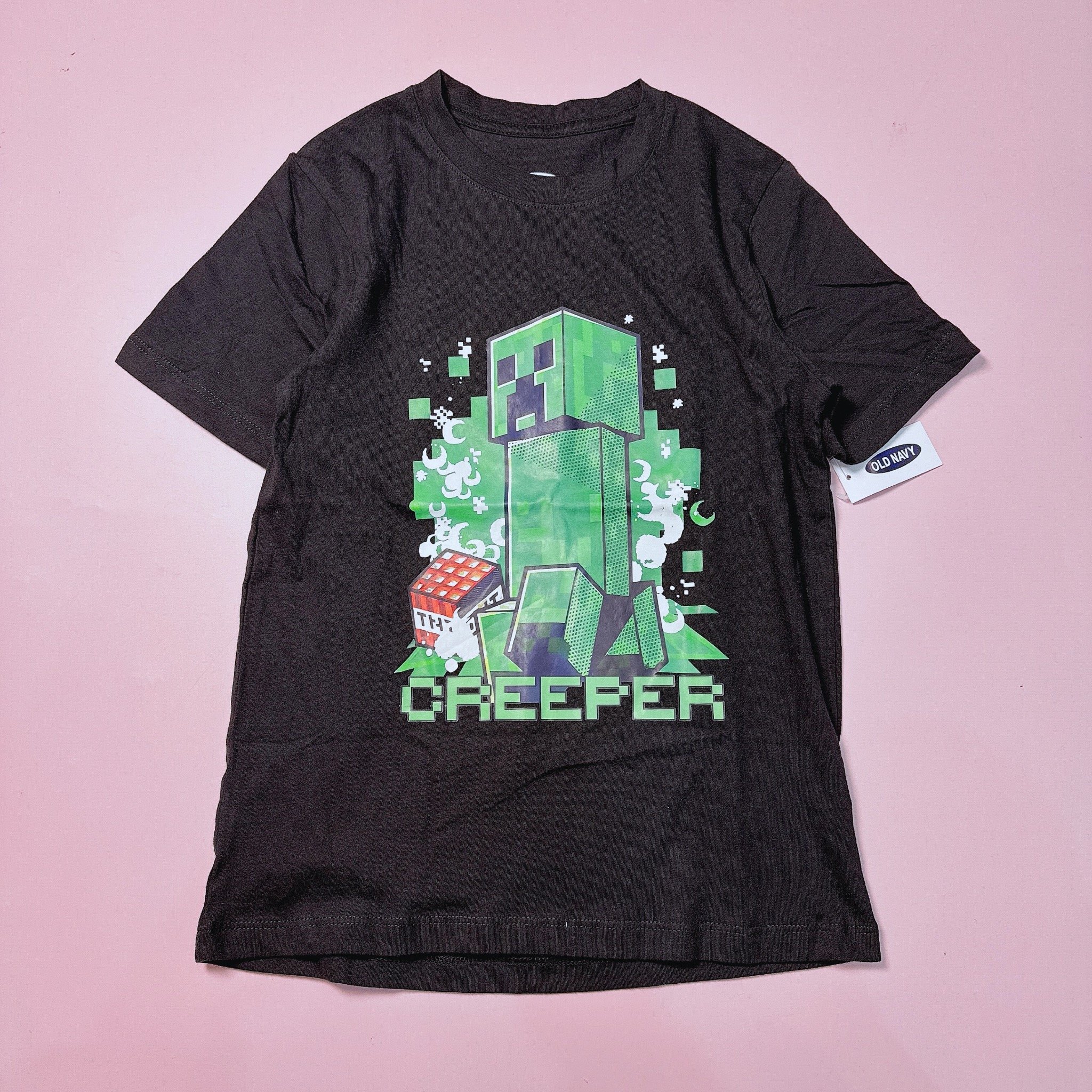 Áo cotton ONV hoạ tiết Roblox, Minecraft nhiều màu cho bé trai size 5-18y
