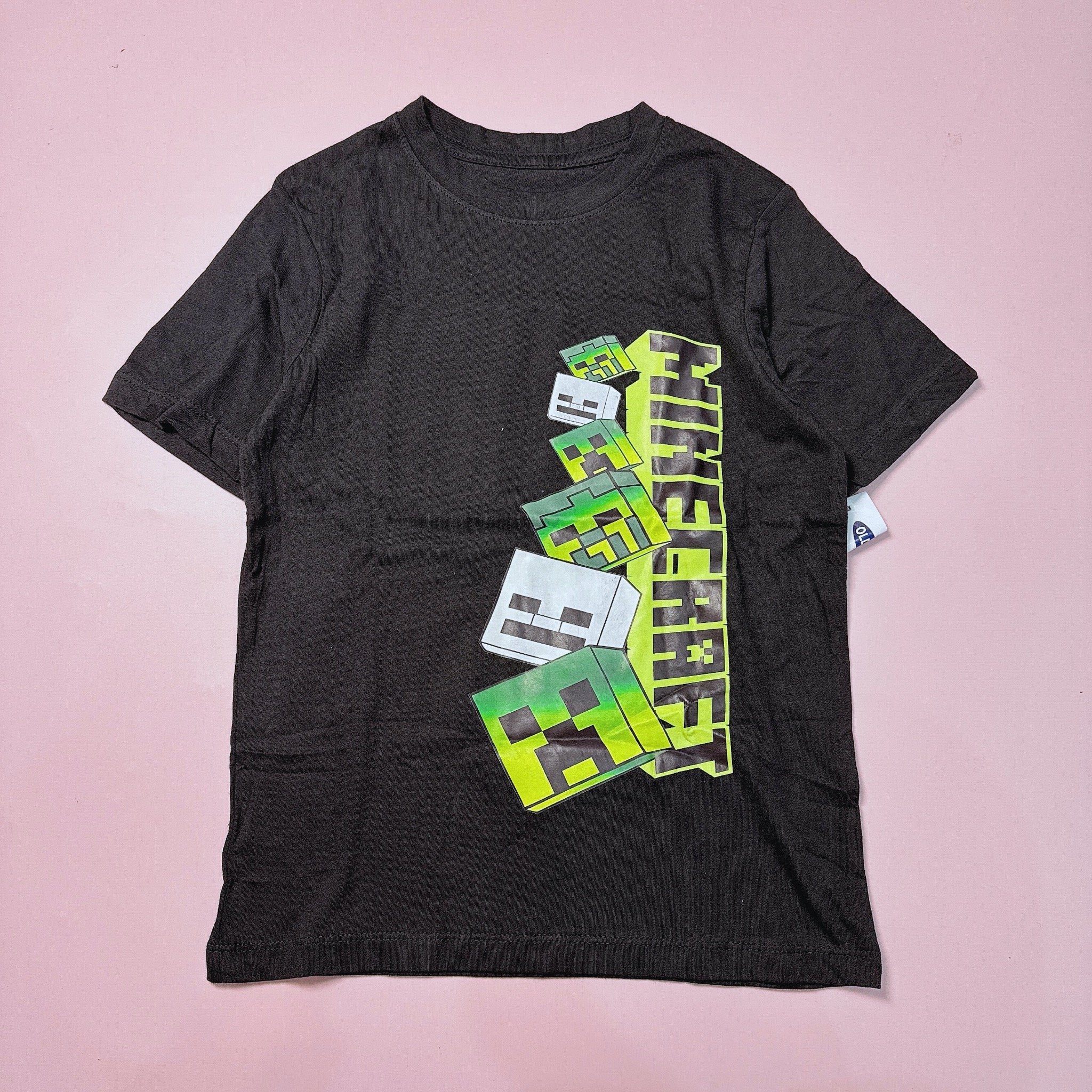 Áo cotton ONV hoạ tiết Roblox, Minecraft nhiều màu cho bé trai size 5-18y