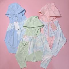 Áo khoác UDH HUD chống nắng vải thun lạnh +50 UPF loang nhiều màu cho bé size 110-160