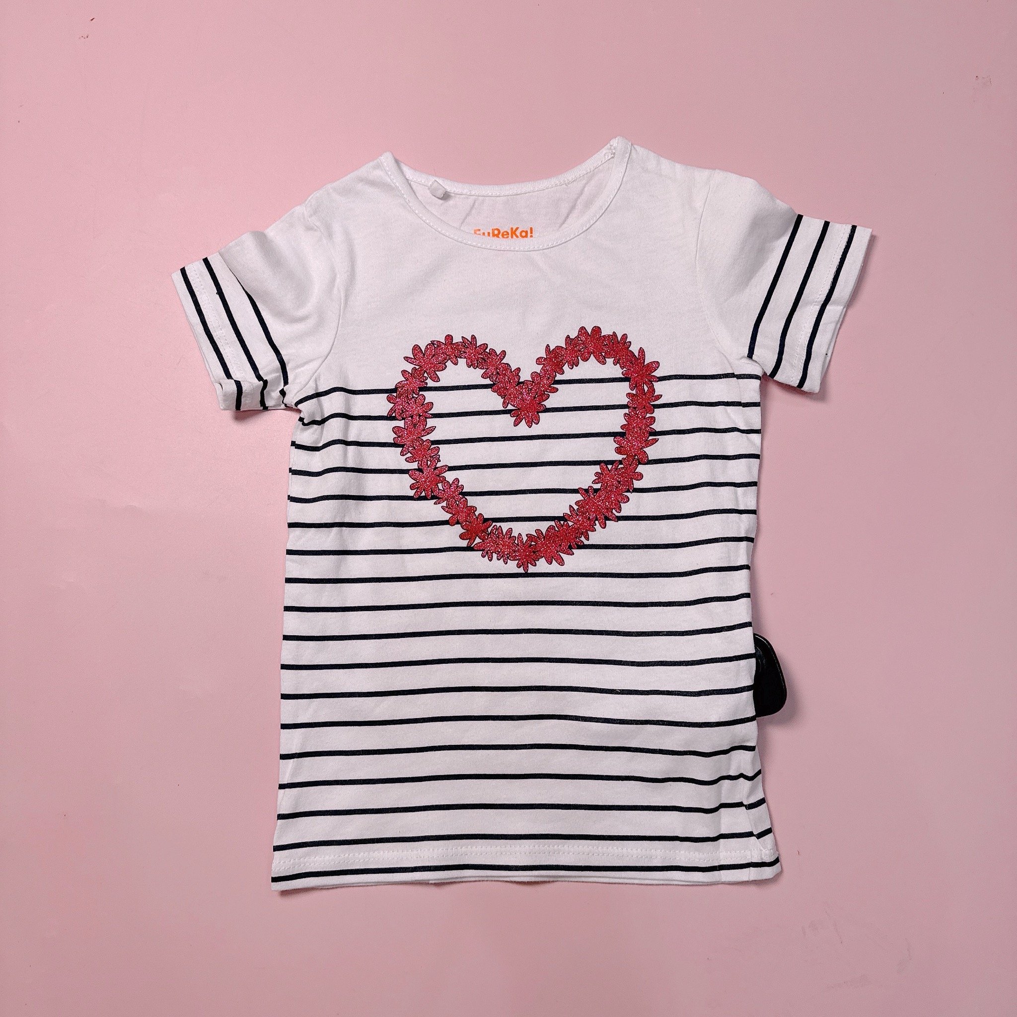 Áo cotton Eureka kẻ nhiều màu cho bé gái size 2-16y