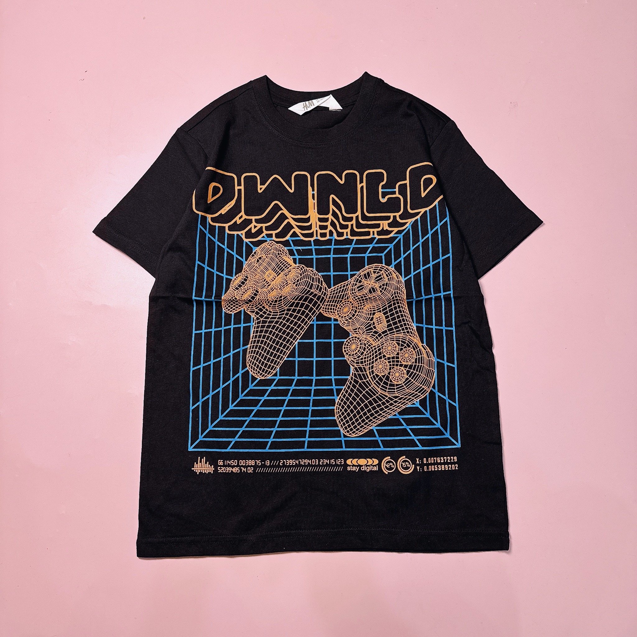 Áo cotton HM dòng đại nhiều màu cho bé trai size 8-14y