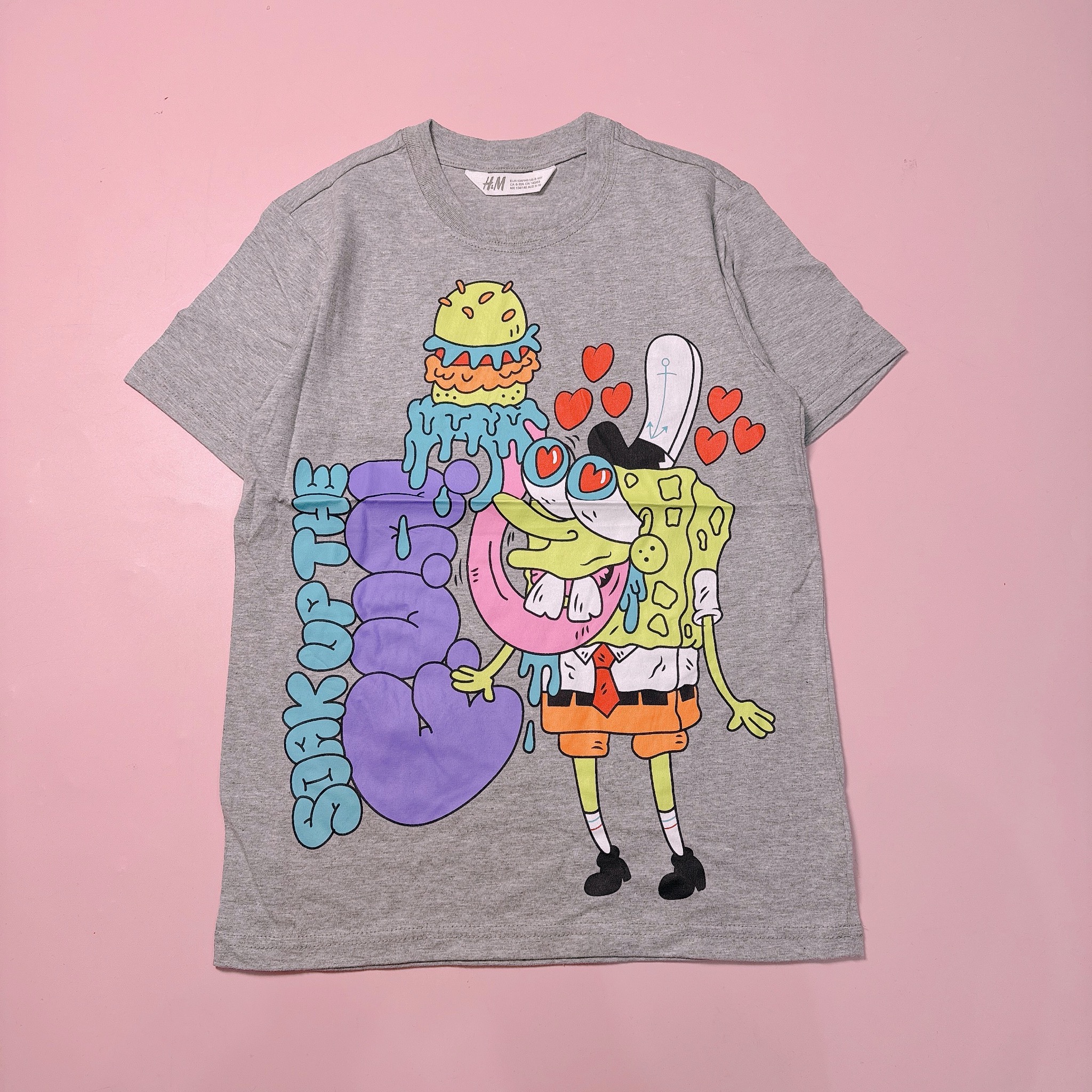 Áo cotton HM dòng đại nhiều màu cho bé trai size 8-14y