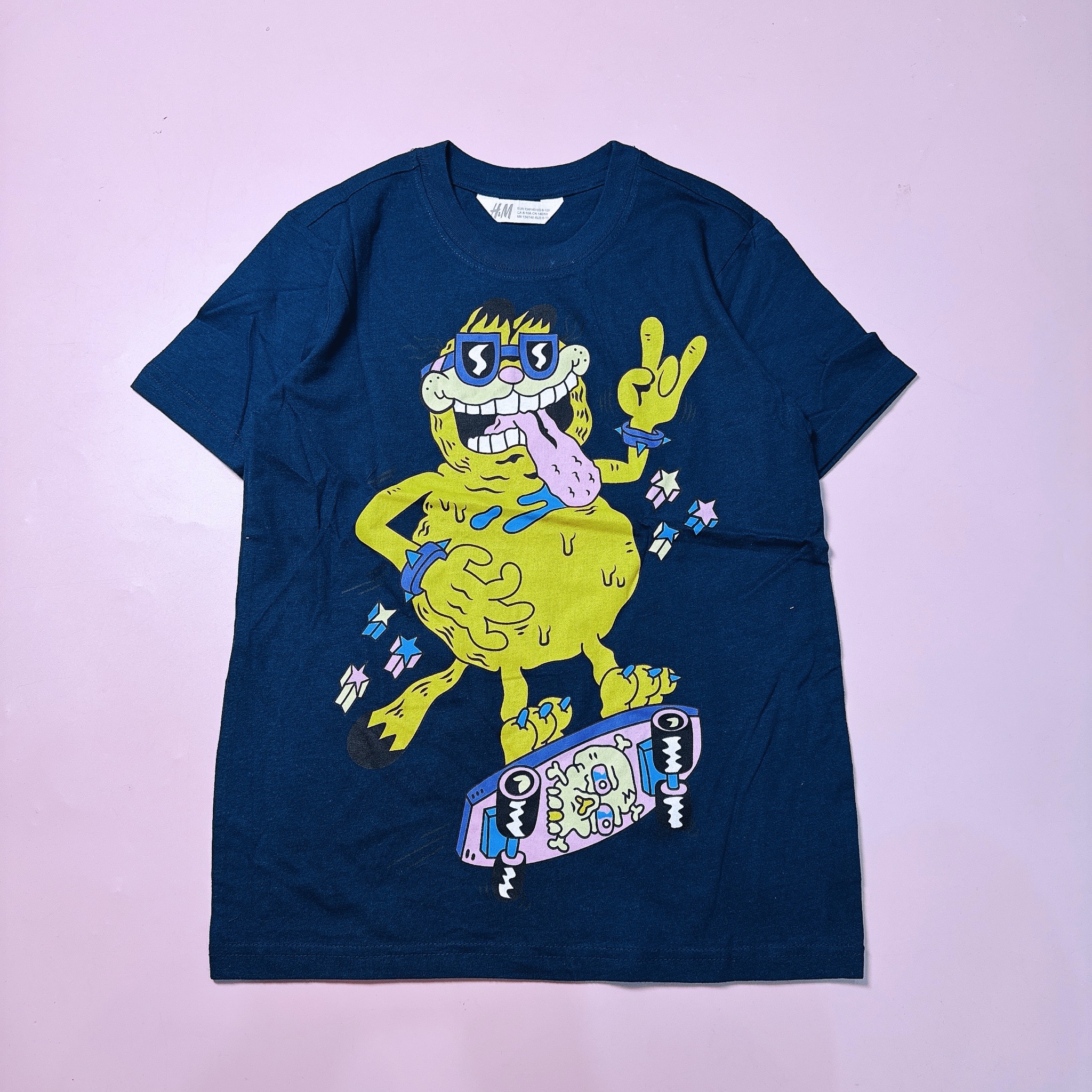 Áo cotton HM dòng đại nhiều màu cho bé trai size 8-14y