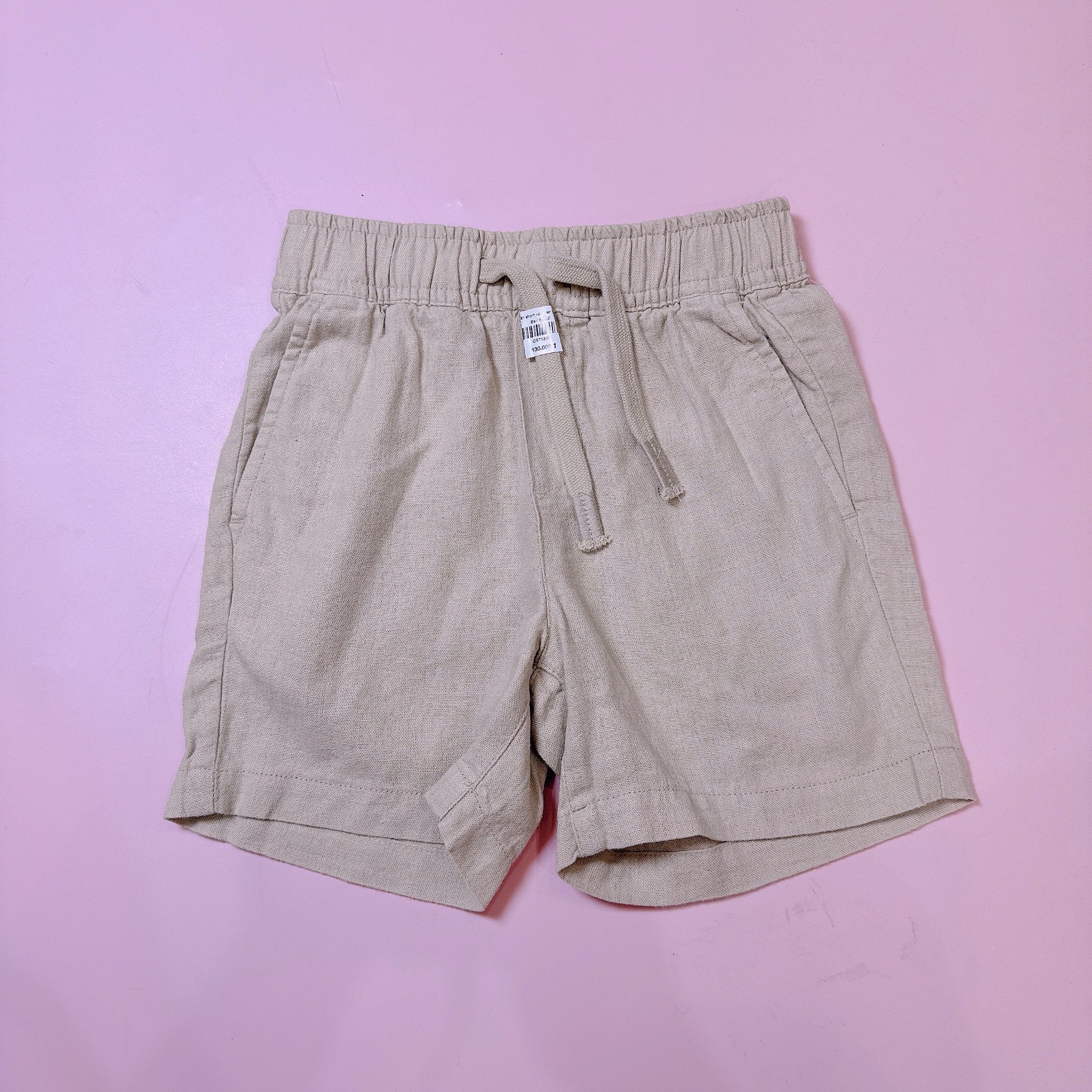 Quần short vải linen PDL dư xịn nhiều màu cho bé size 86-164