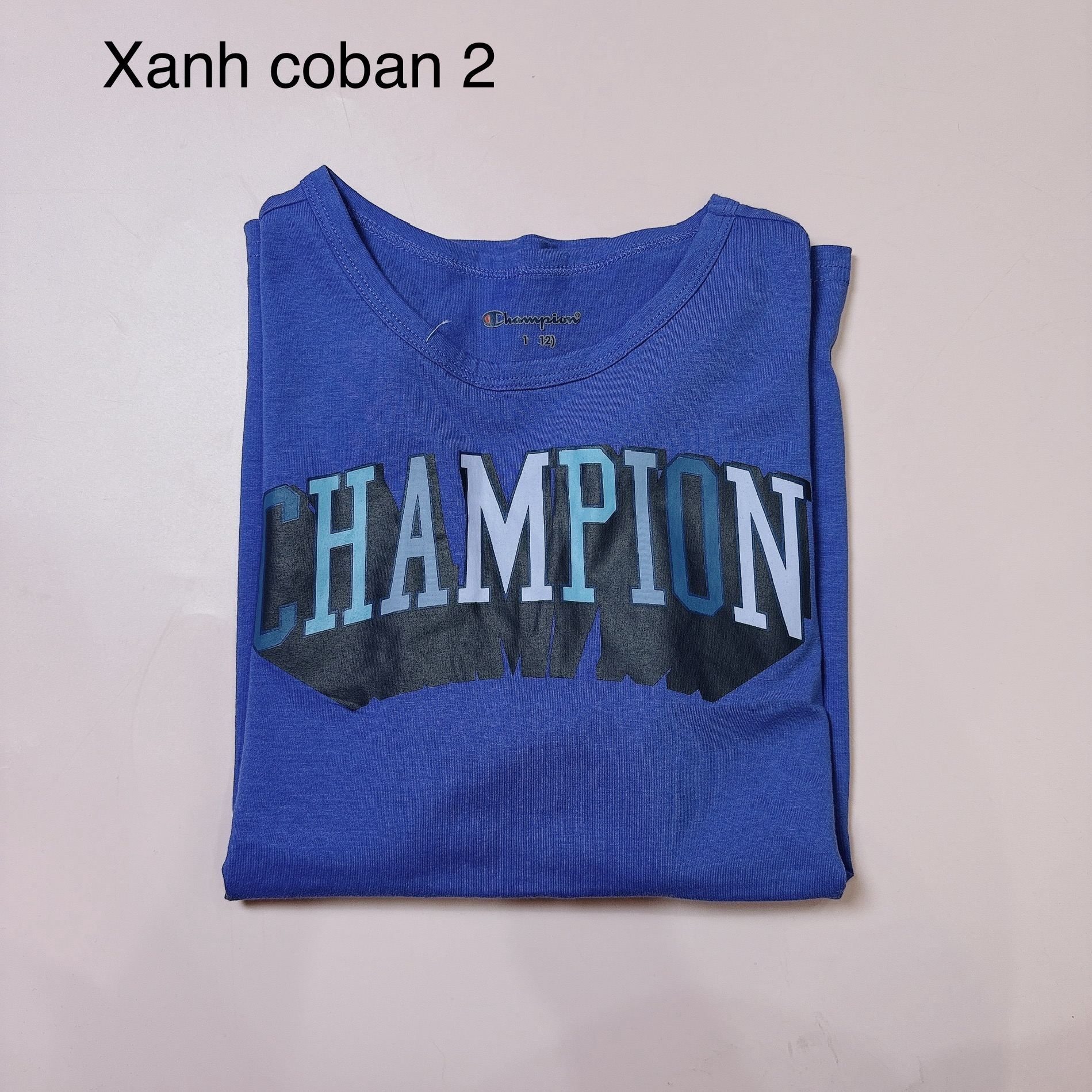 Áo cotton Cham.pion dư xịn nhiều màu cho bé trai size 2-16y