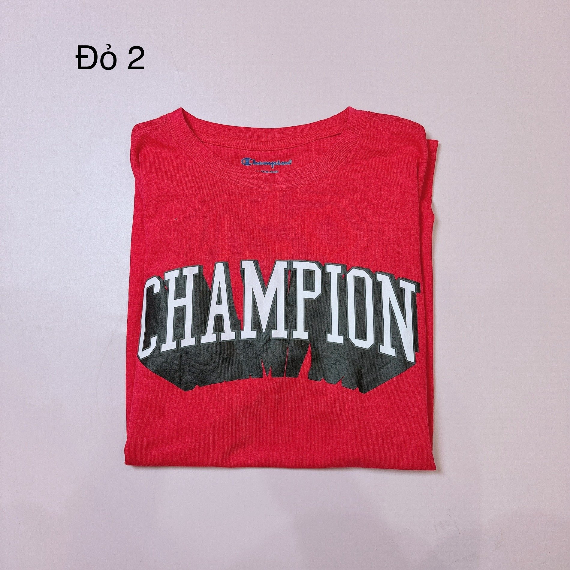 Áo cotton Cham.pion dư xịn nhiều màu cho bé trai size 2-16y