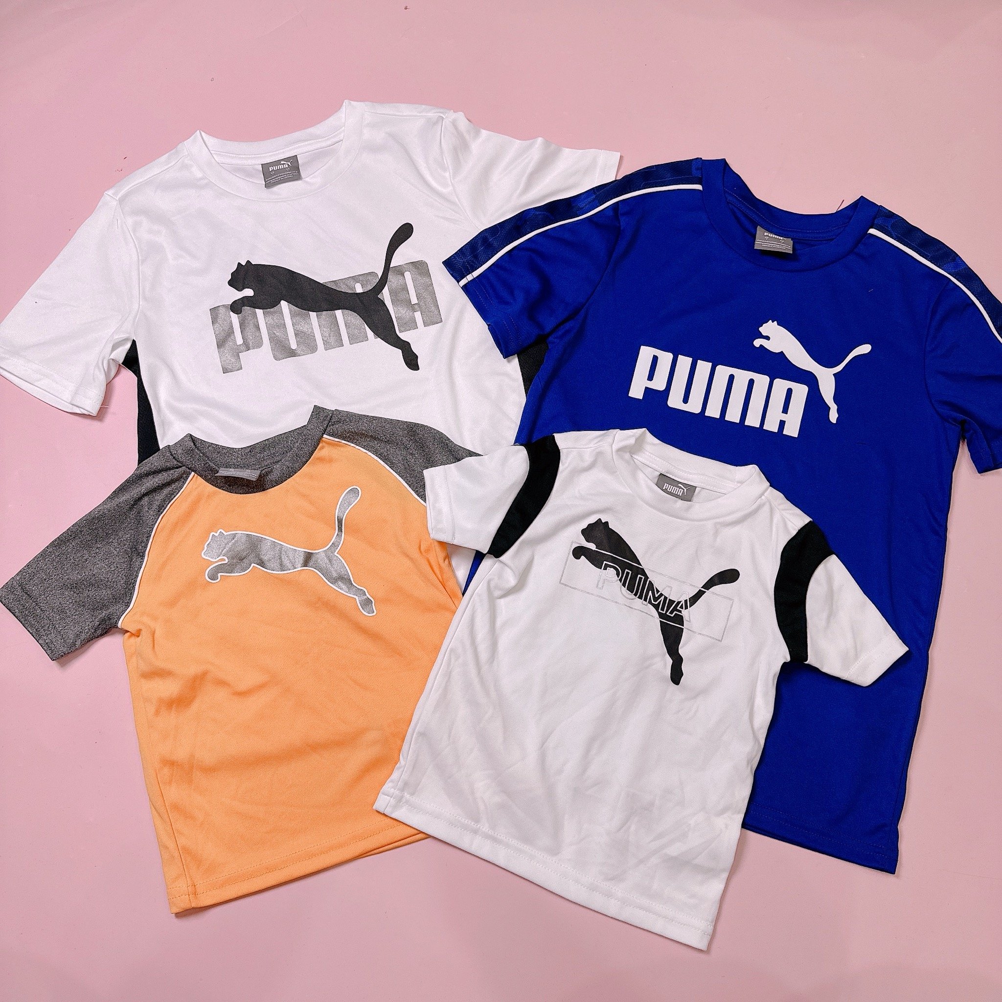 Áo thun thể thao P.u.m.a dư xịn nhiều màu bé trai