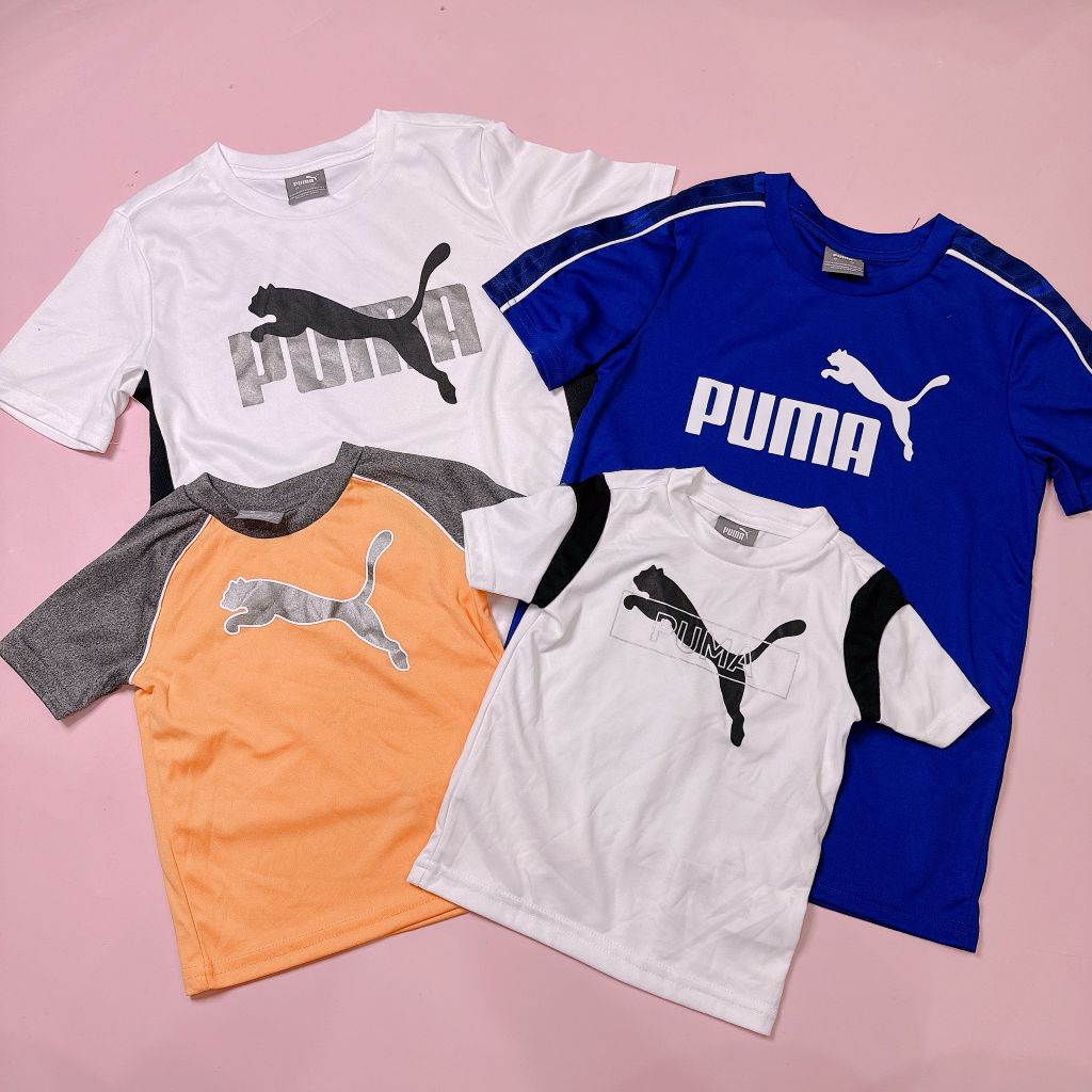 Áo thun thể thao P.u.m.a dư xịn nhiều màu bé trai