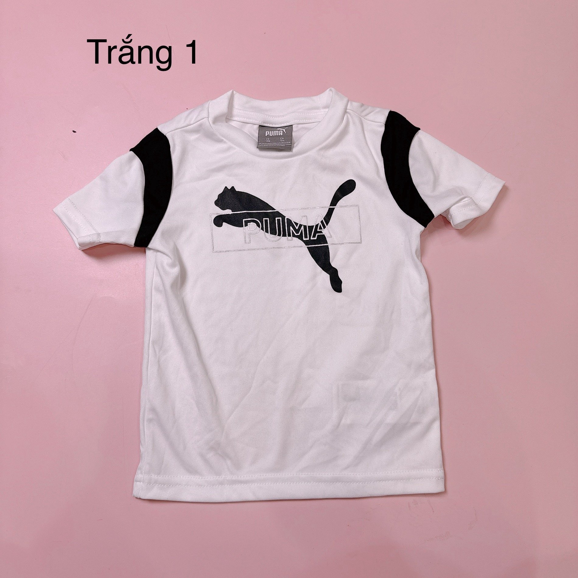 Áo thun thể thao P.u.m.a dư xịn nhiều màu bé trai