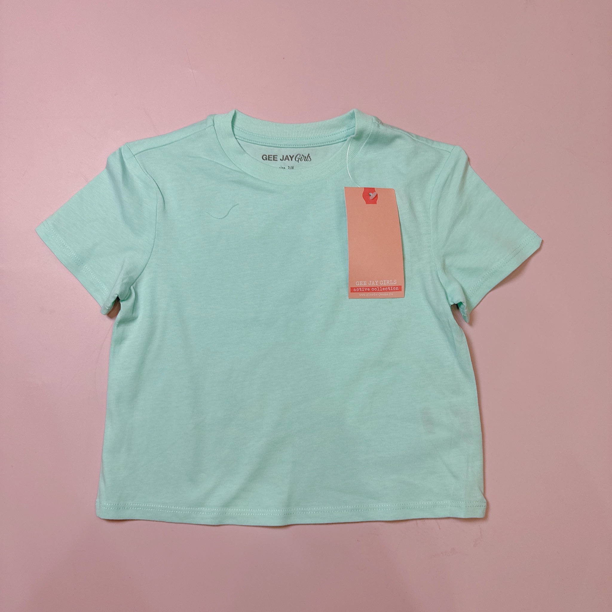 BM2 - Áo cotton Croptop GGJJ trơn nhiều màu cho bé gái size 2-14y