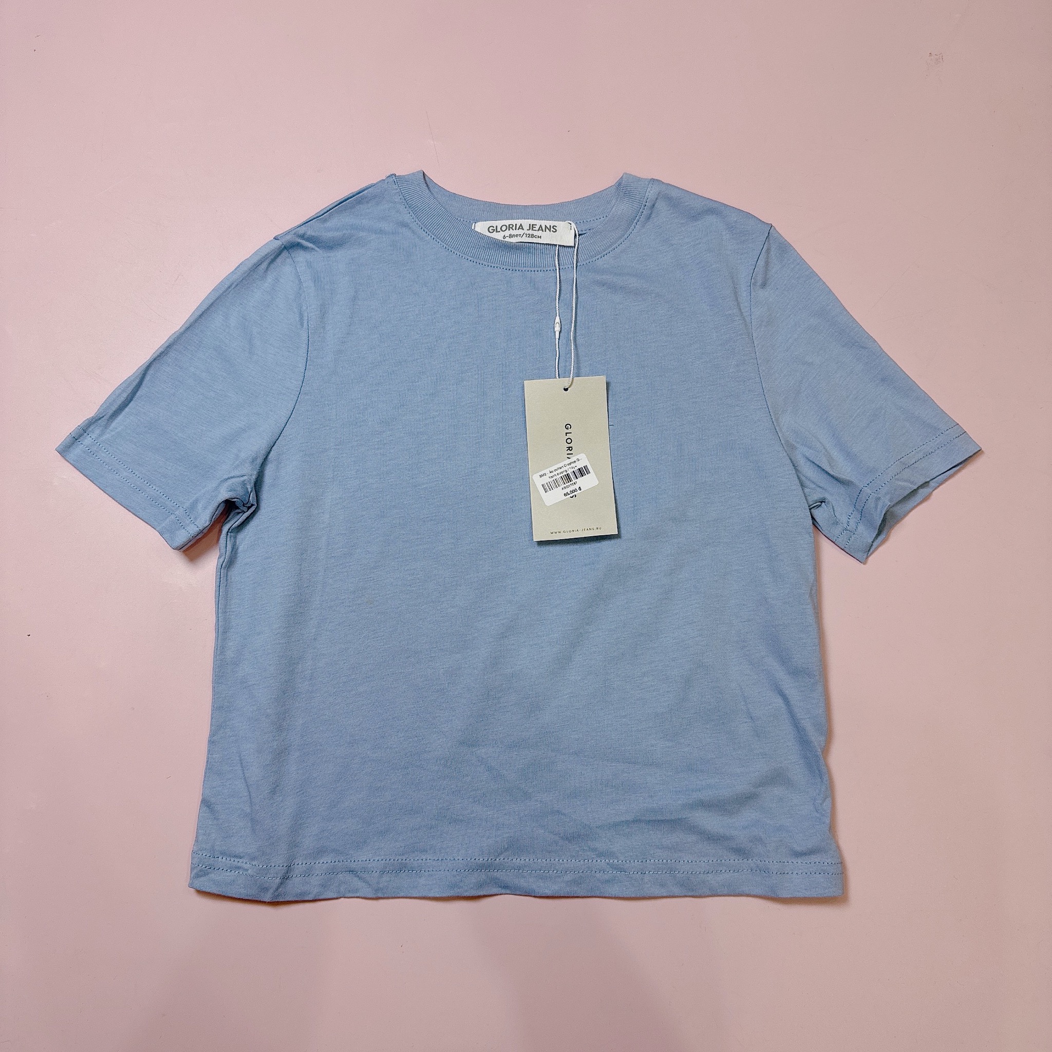 BM2 - Áo cotton Croptop GGJJ trơn nhiều màu cho bé gái size 2-14y