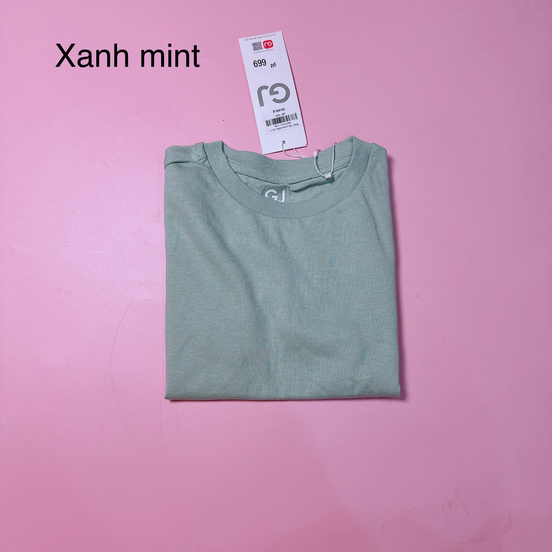 BM3 - Áo cotton GGJJ dư xịn trơn nhiều màu cho bé trai size 2-14y