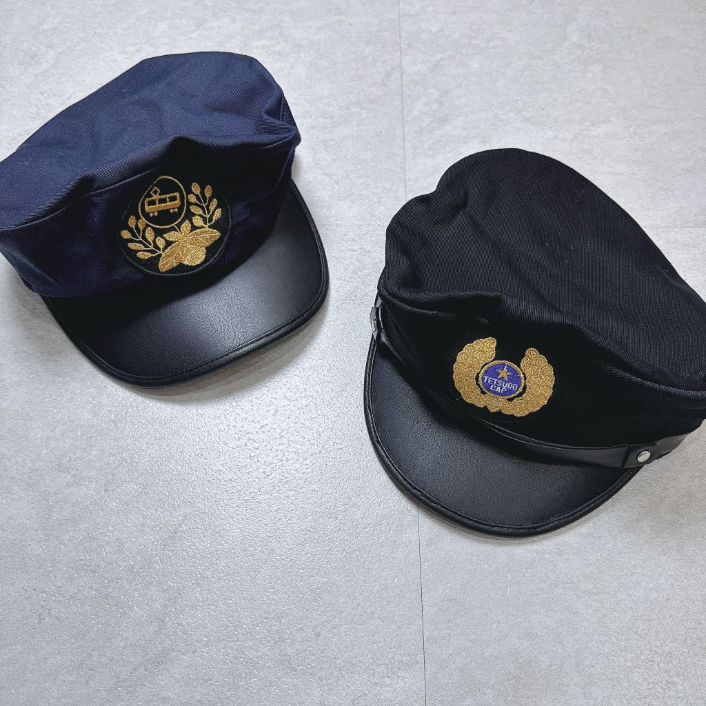 Mũ Tetsudo Cap xuất Nhật dư xịn màu đen cho bé size 6-10y