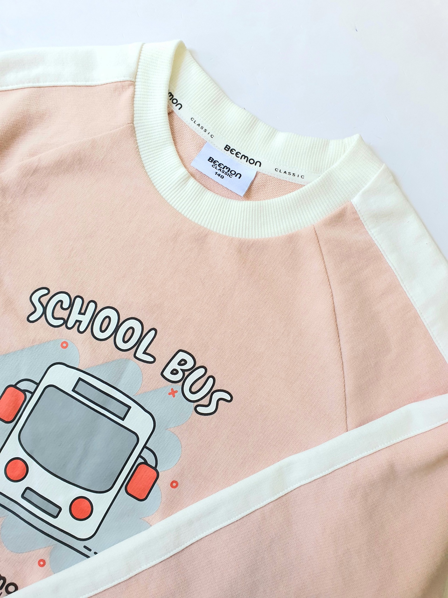 Bộ nỉ da cá Bee Mon School Bus 4 màu BTBG size 120 - 160