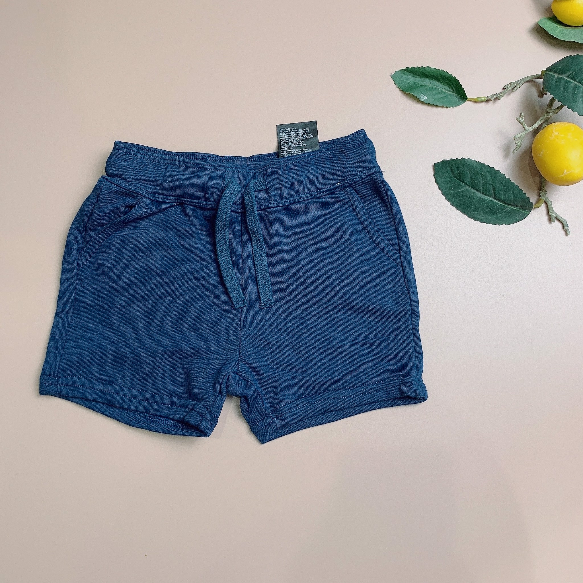 Quần short da cá H&M bé trai - xanh